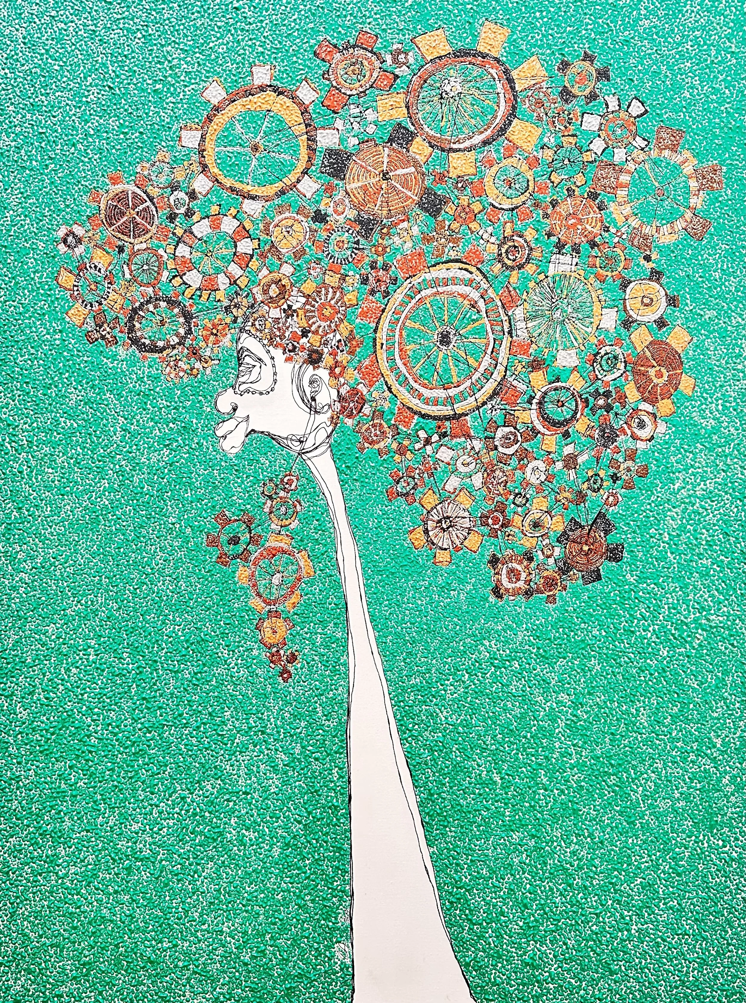 UJIMA · acrylic on canvas · 36 x 48 in · 2023
