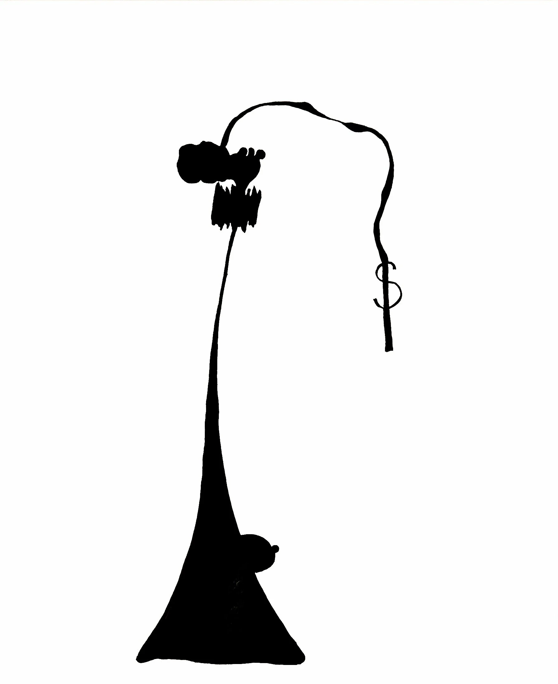I'm No Longer Performing For You · ink on paper · 11 x 14 in · 2024
