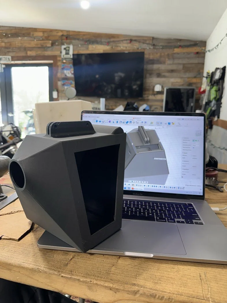 Custom Carbon Fiber/PETG Airboxes