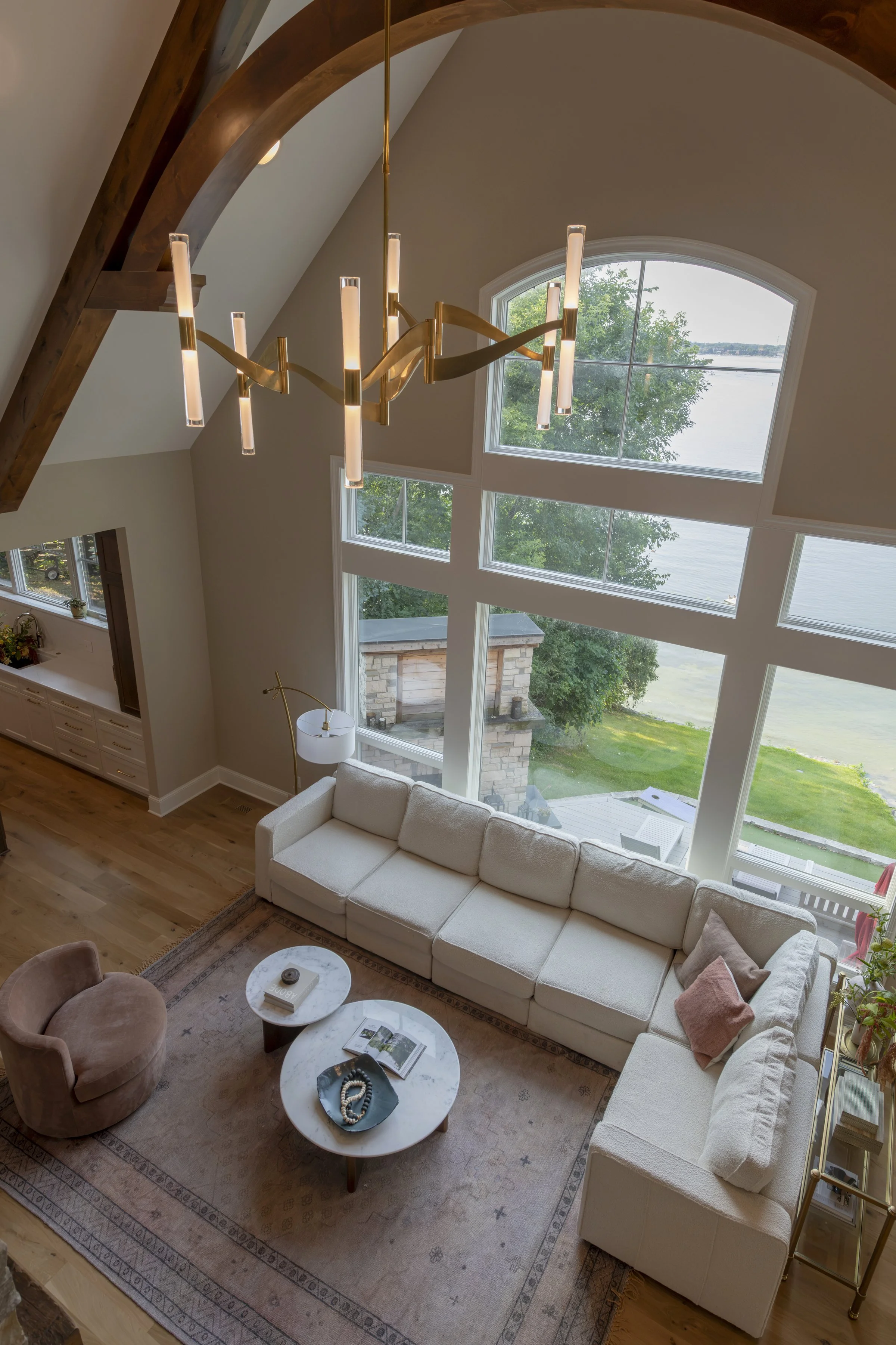 Living room remodel in Wayzata