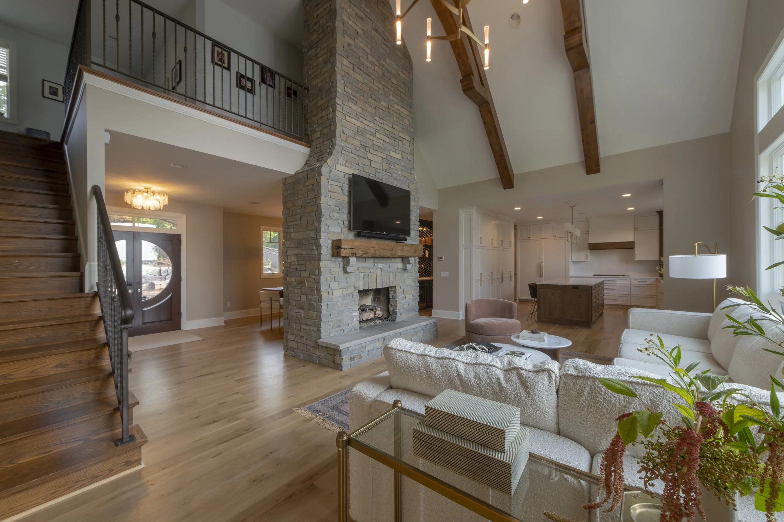 Living room remodel in Wayzata