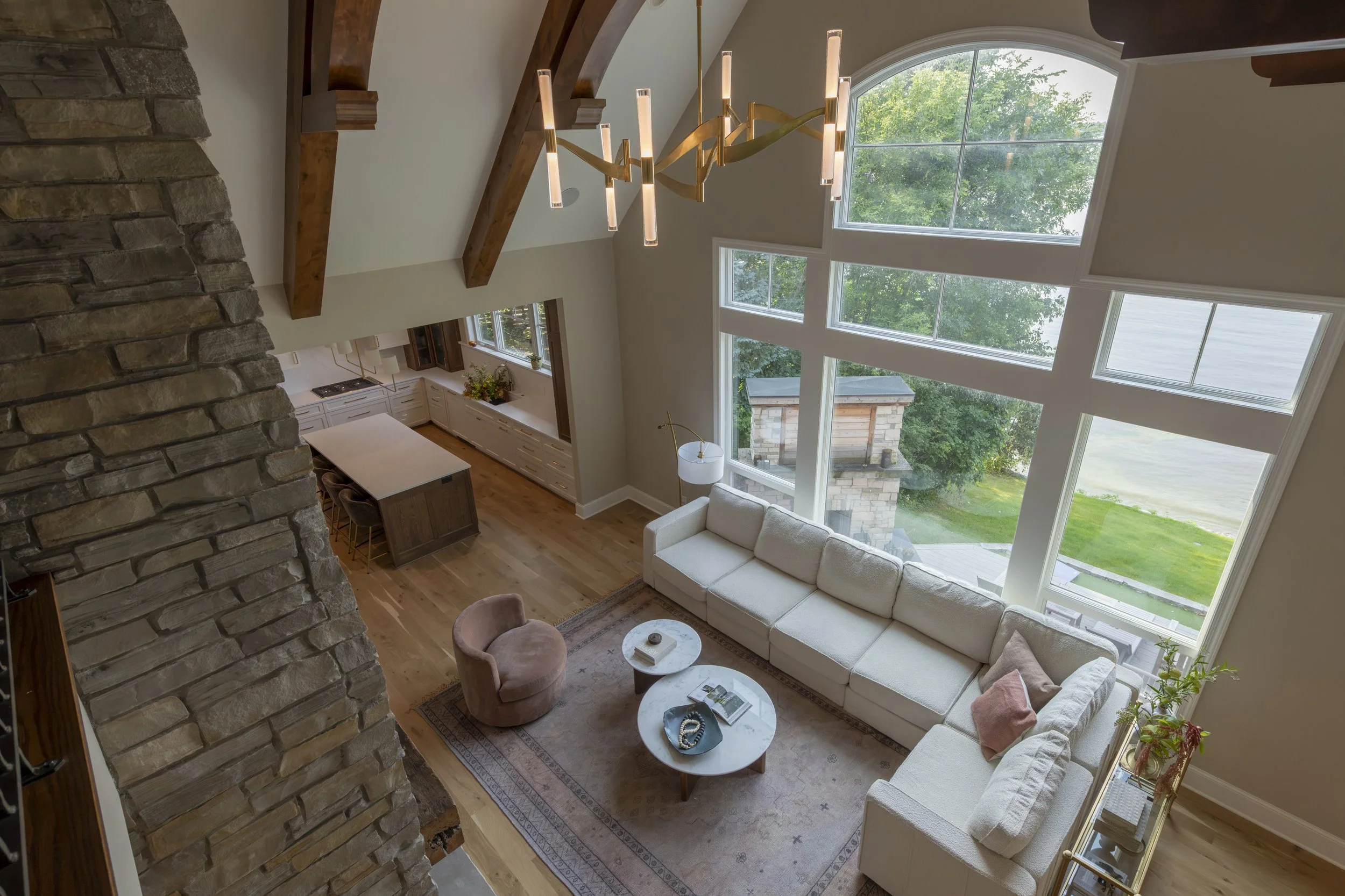 Living room remodel in Wayzata