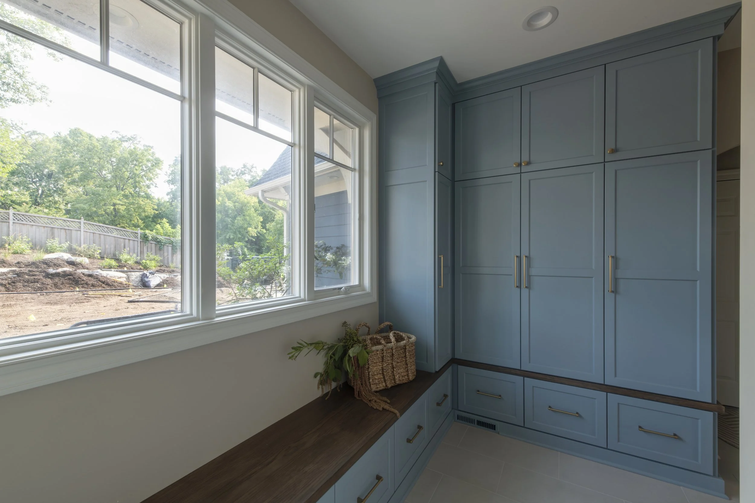 Mudroom remodel in Wayzata