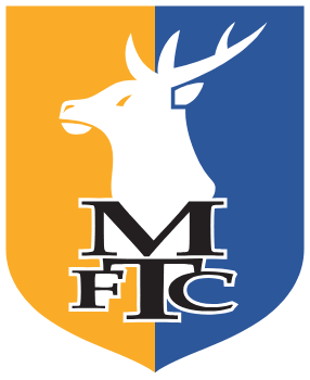 A logo featuring a white deer head with antlers, set against a divided background of yellow and blue, with the letters 'M' and 'F' above the letter 'C'.