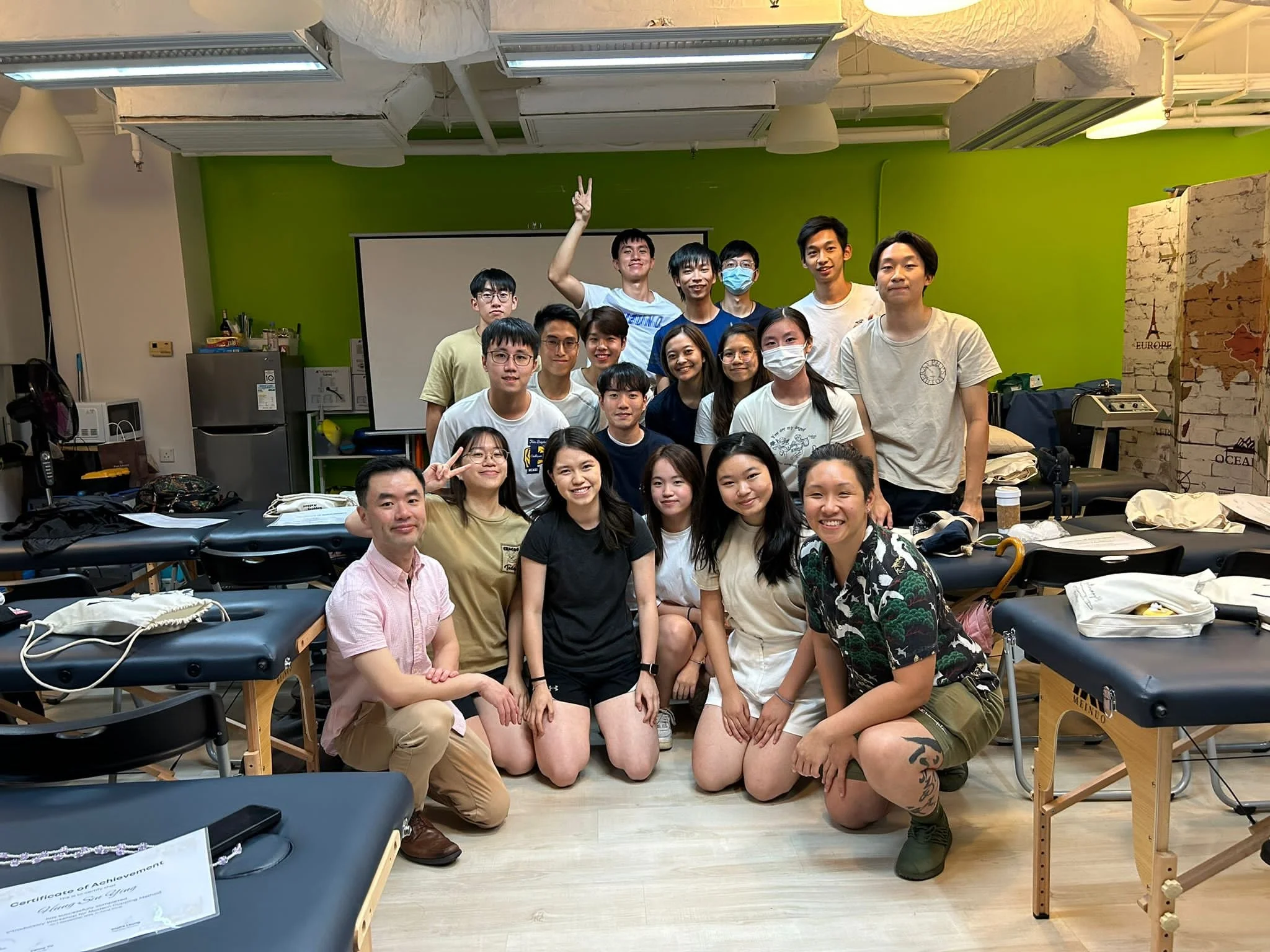 Fascial Mobilisation Therapy Workshop 2023 HKPC Students Group 2