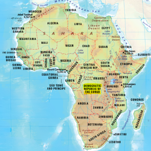 Map of Africa