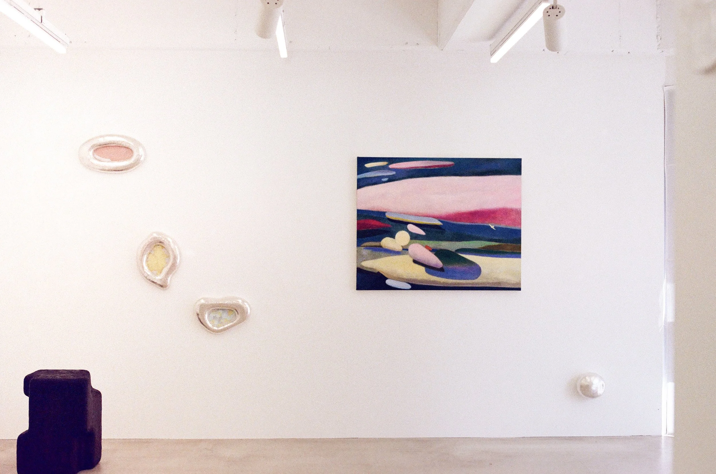 내가 새가 되는 꿈3(a dream where I become a bird 3), Oil and soft pastel on linen, 2026, 80.5x100cm.