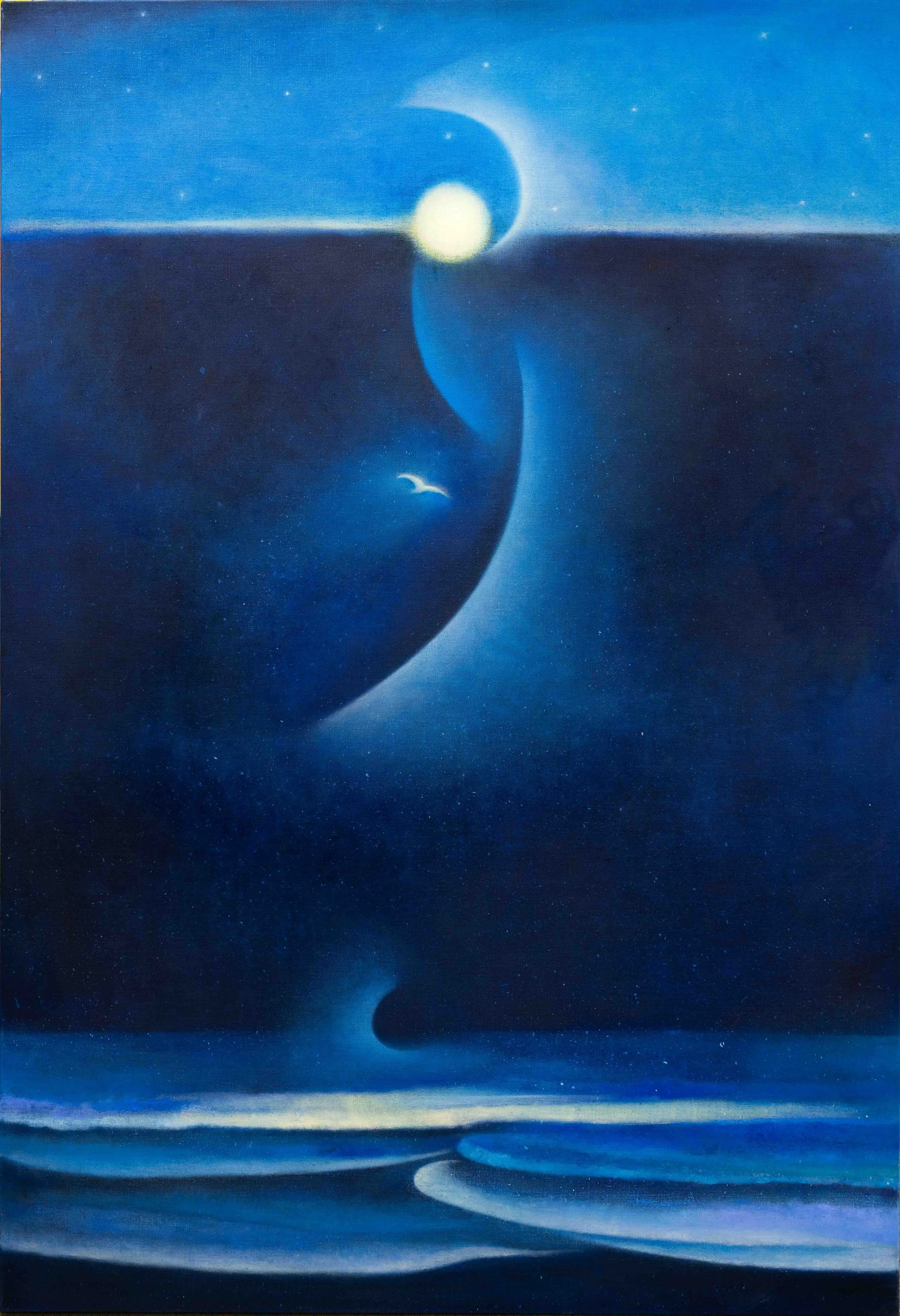 ••, 2025, Oil and pigment on linen,
89.4 x 130.3 cm