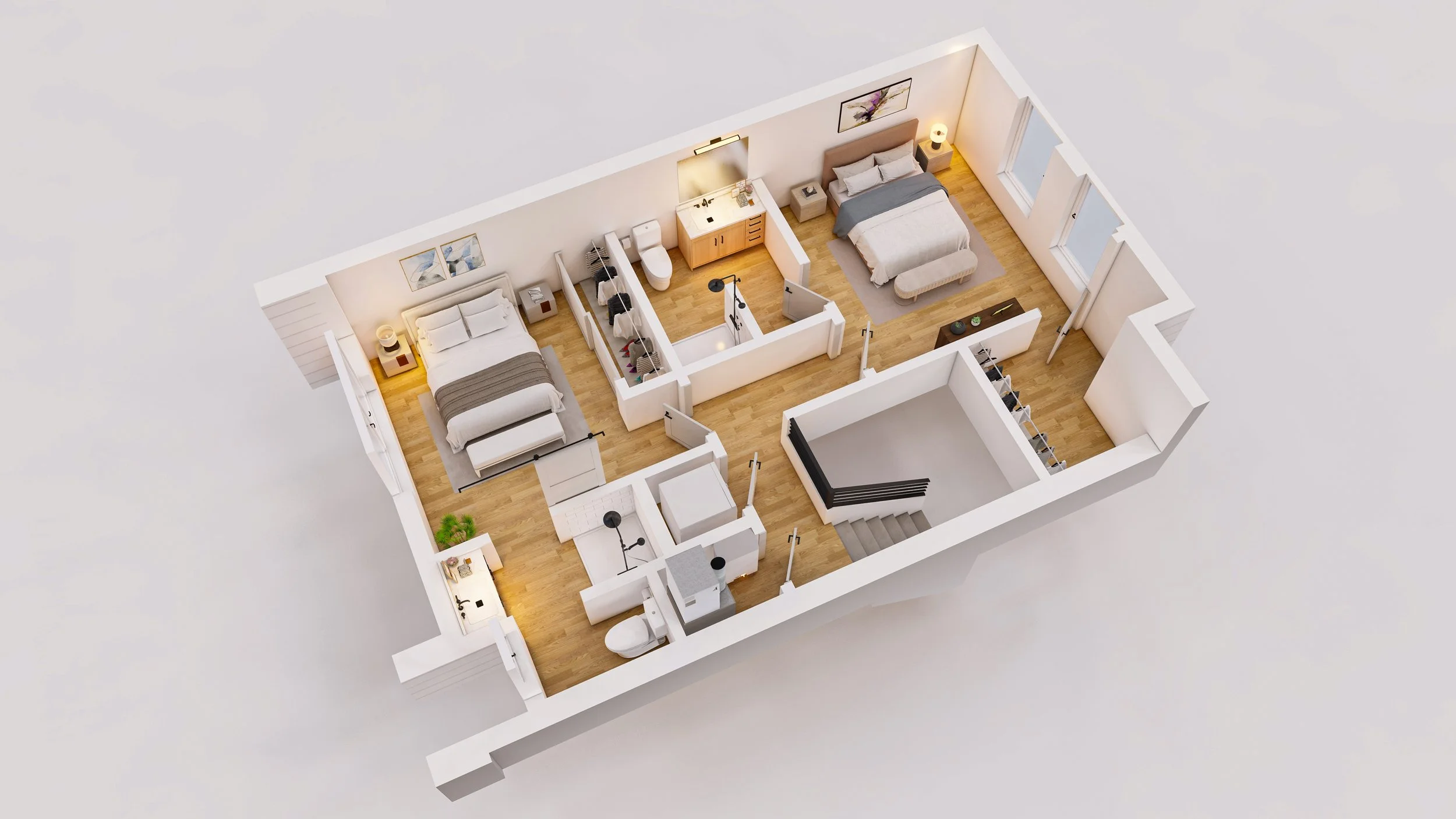 Second Level of The Geller (Floor 3 of Building)