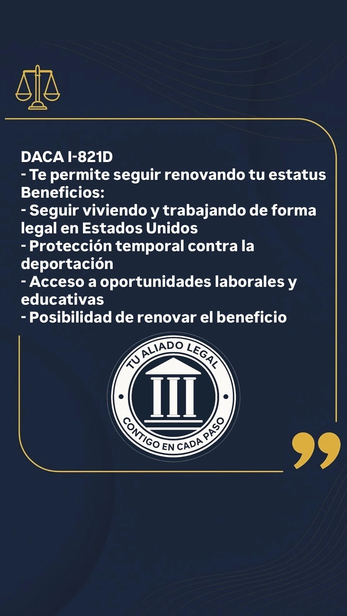 I-821 (DACA) Acción Diferida En La Infancia