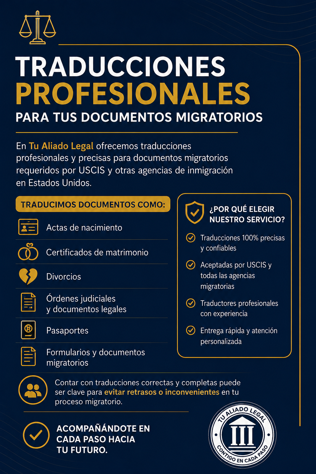 Traducciones Profesionales para Documentos Migratorios