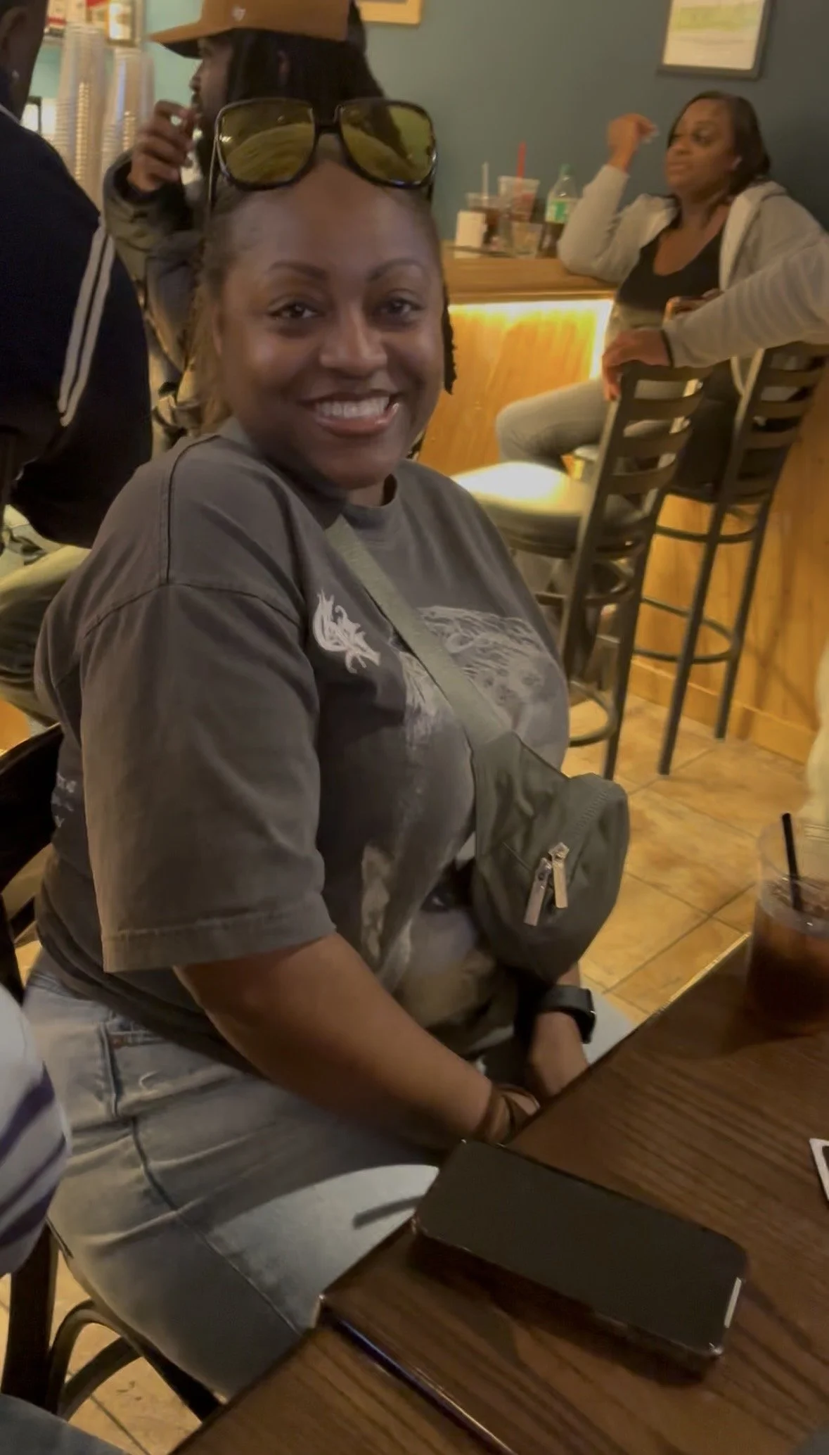 All smiles with Brittnee Anderson after a planning meeting 