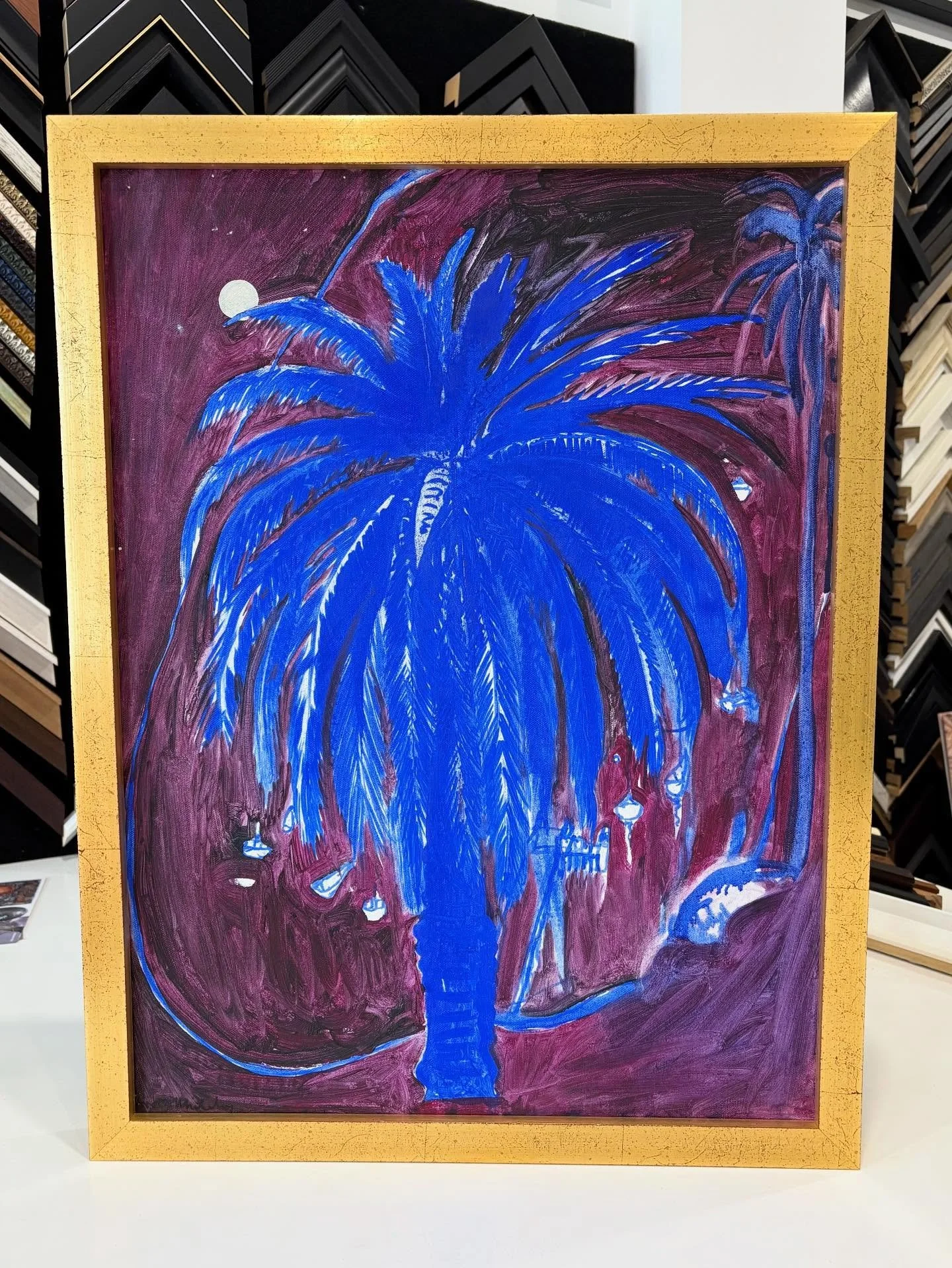 It&rsquo;s not everyday you get to frame an original Brett Whiteley.  Midnight at Lavender Bay