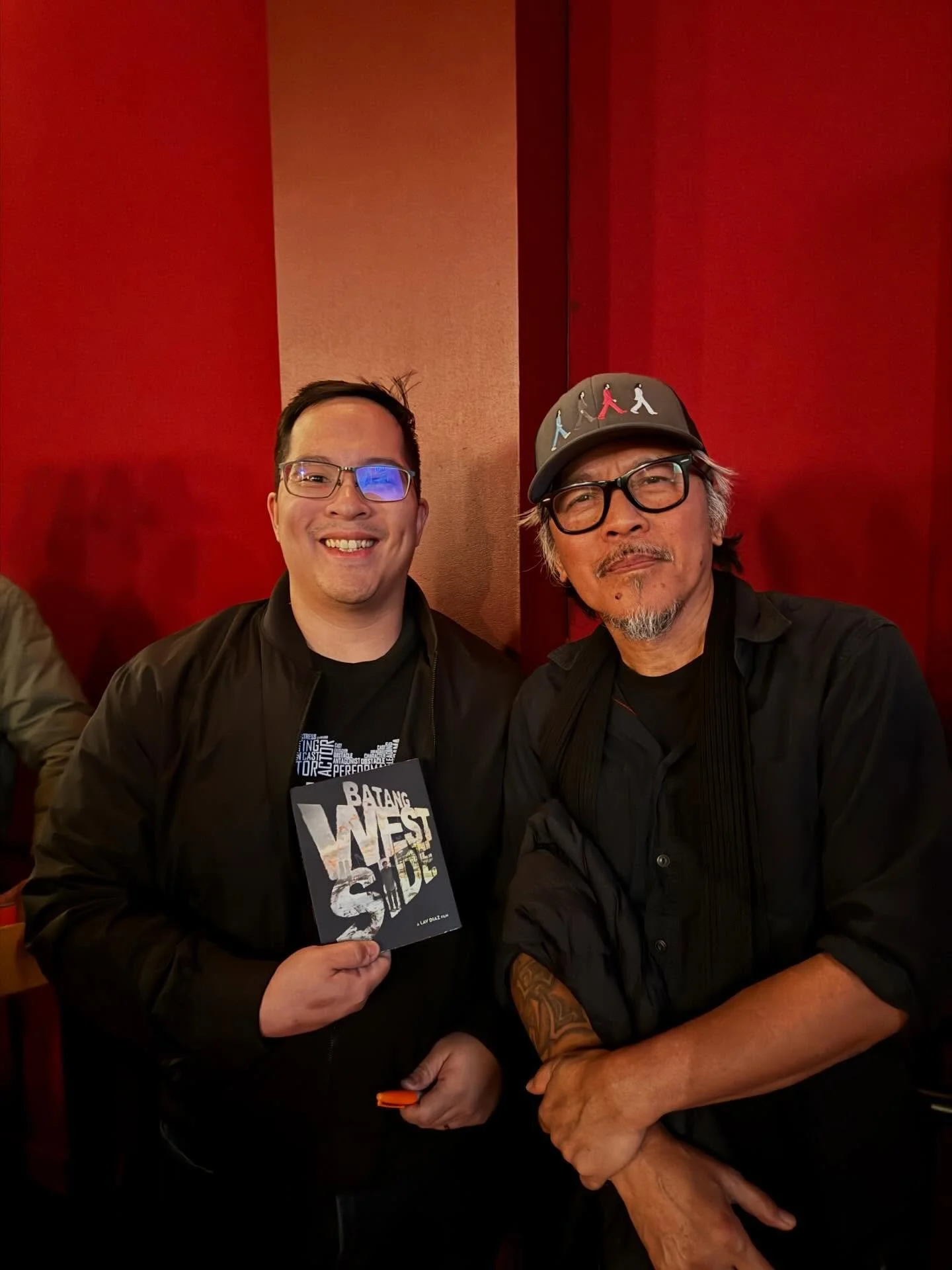 Met one of my film heros today! Went to a special screening of Oscar nominated Magellan and met Filipino film director legend Lav Diaz!