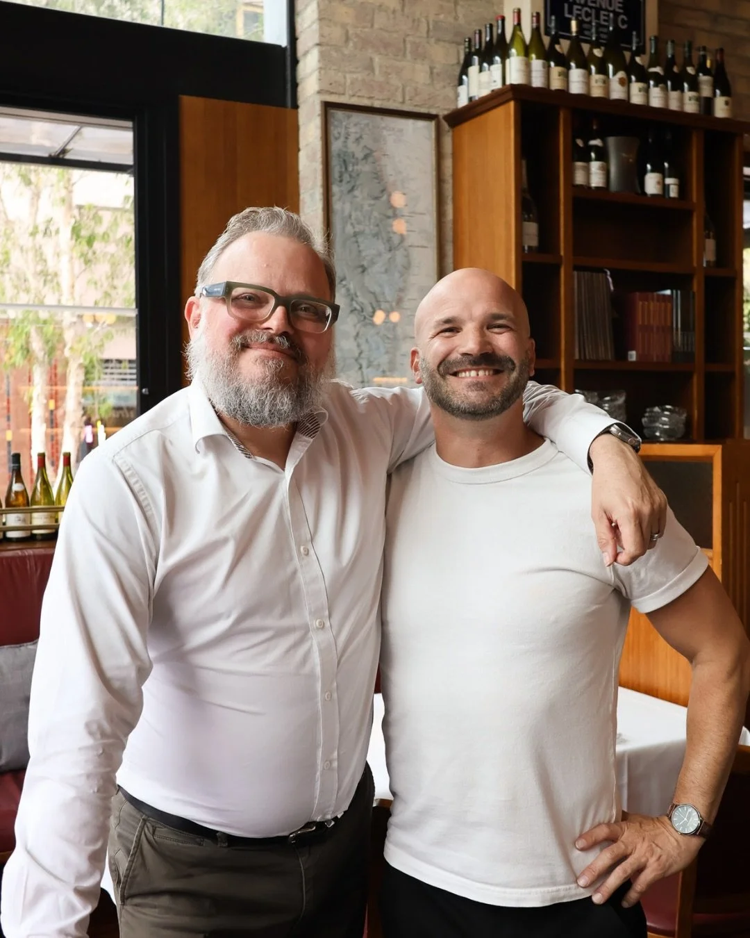 The faces many of you already know and love.

Remon and Cl&eacute;ment continue to shape the warmth, detail and timeless hospitality Montrachet is known for. From the kitchen to the dining room, their passion and care create the kind of experience gu