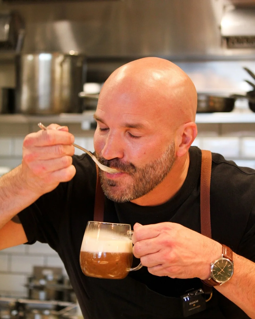 Autumn calls for something comforting.

Introducing our newest addition to the menu - Caramelised Onion Cappuccino with comt&eacute; foam, a French classic that feels right at home this season.

Now available at Montrachet.