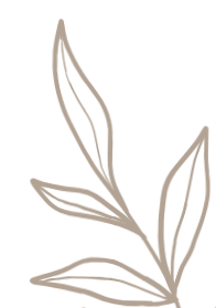 Line drawing of a sprig with three leaves