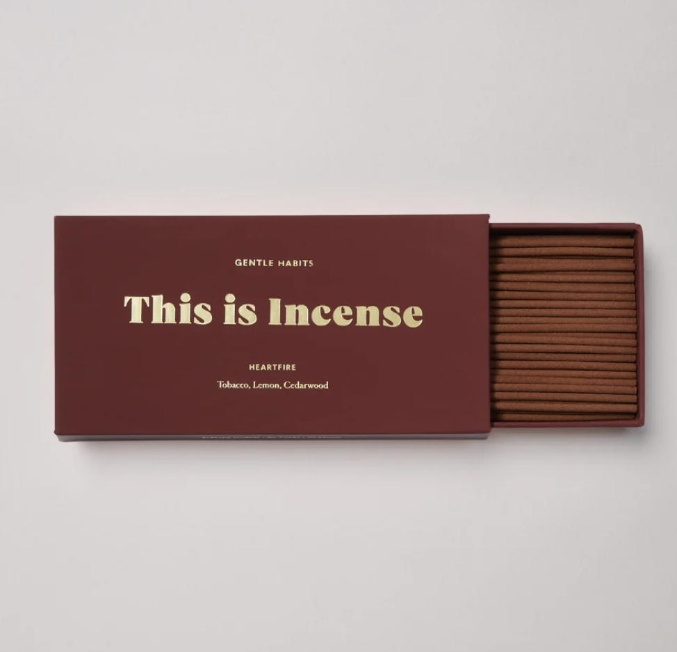 Gentle Habits This Is Incense Heartfire