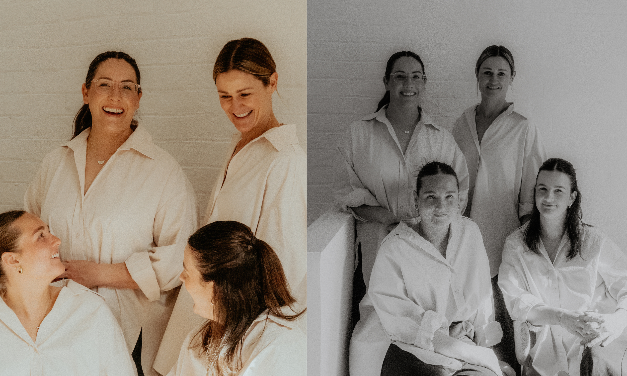 The team at KIN Skin Co, a considered skin clinic in Bath Lane Bendigo