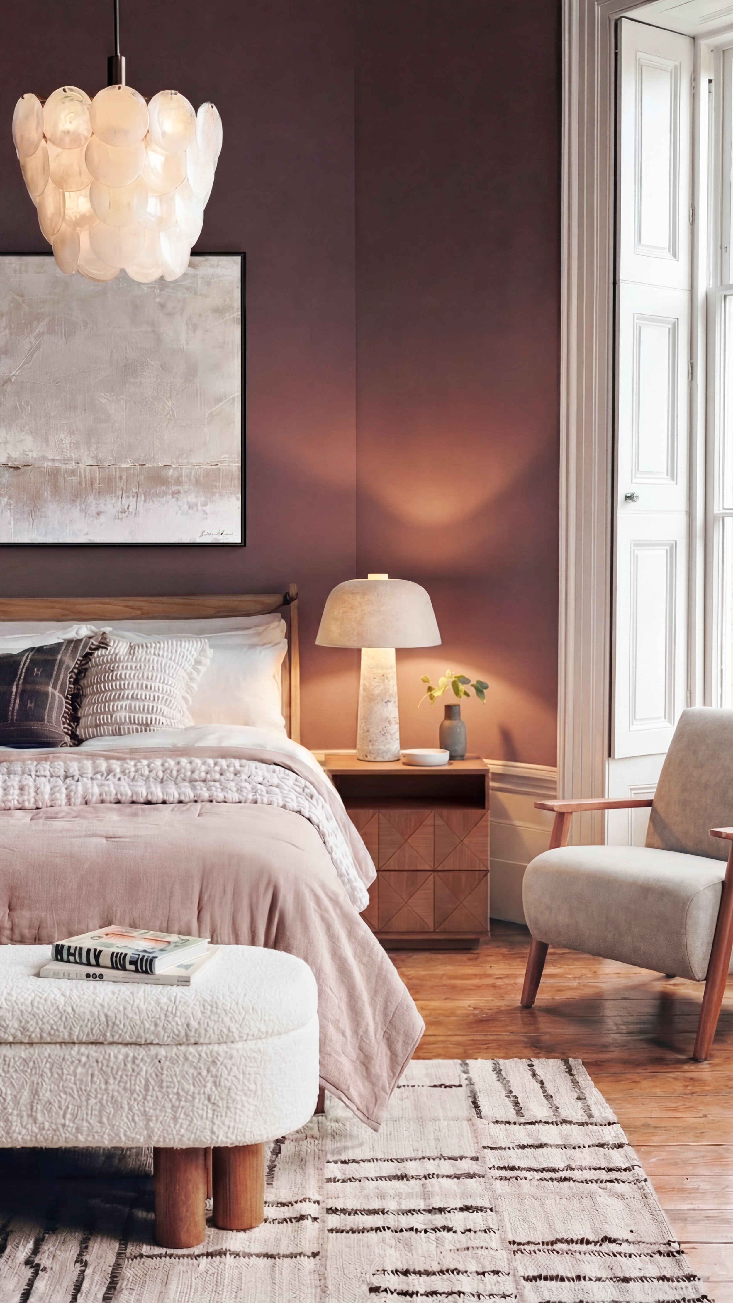 Burgundy Bedroom