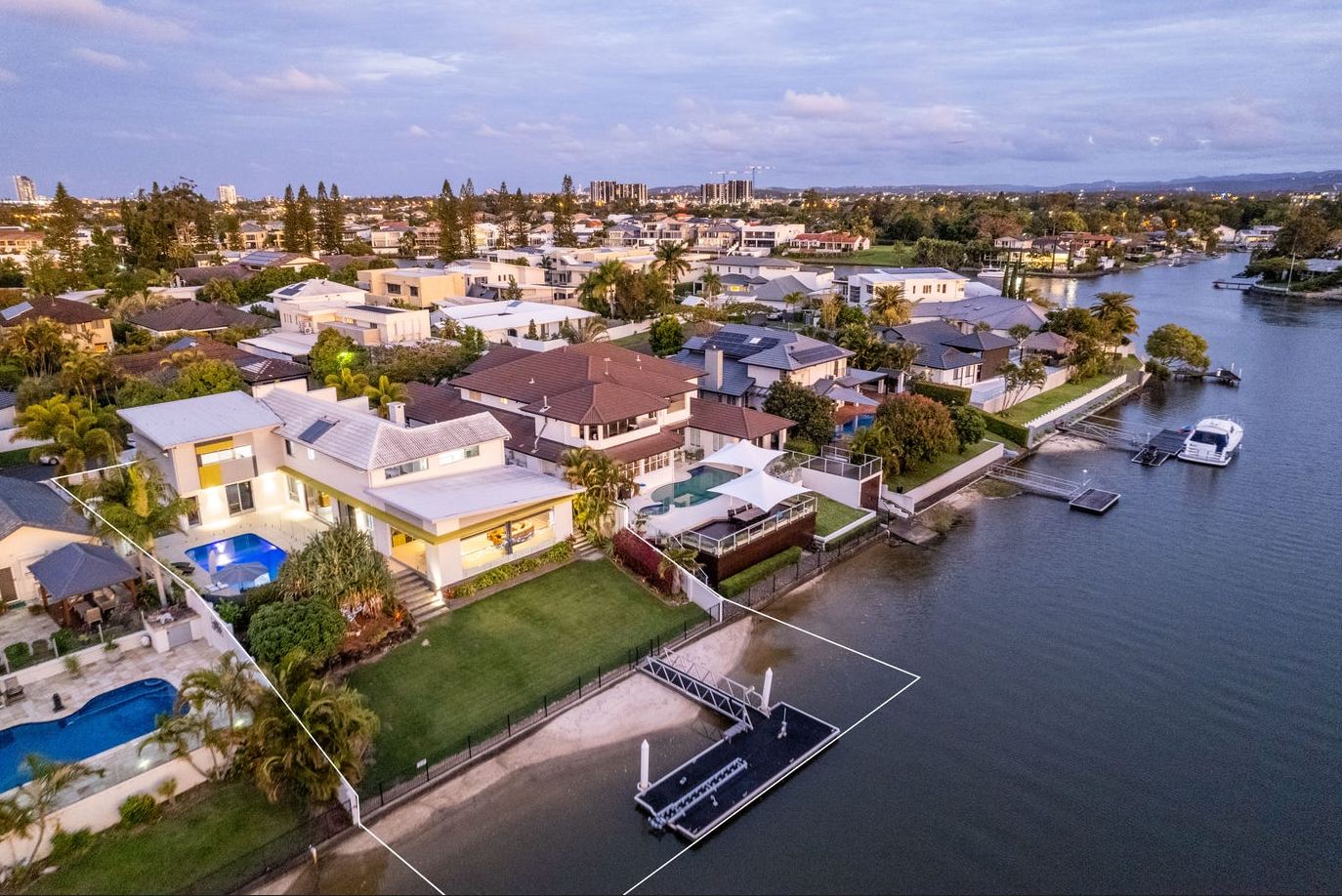 Waterfront Masterpiece in Riviera Estate