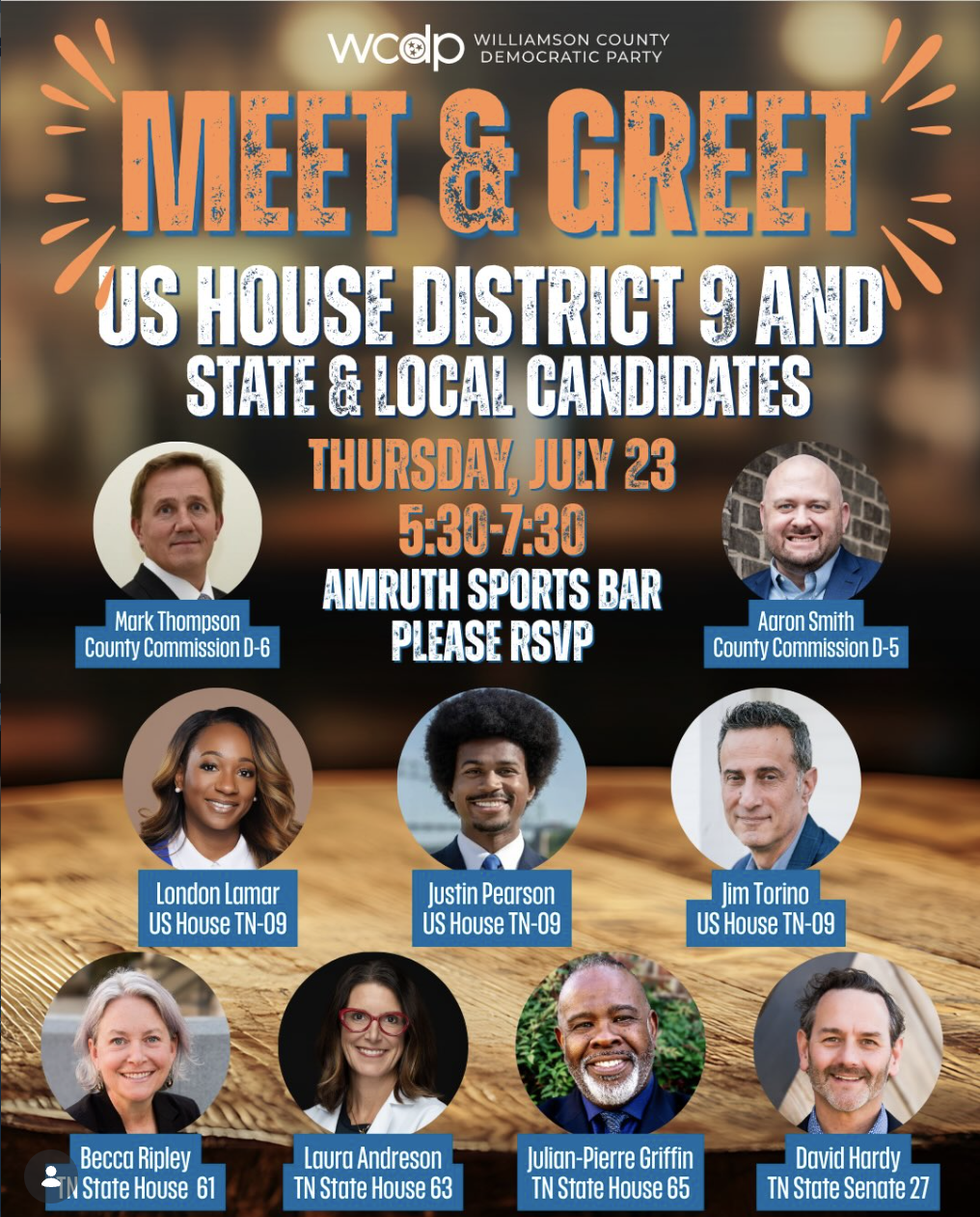 WCDP Candidate Meet and Greet