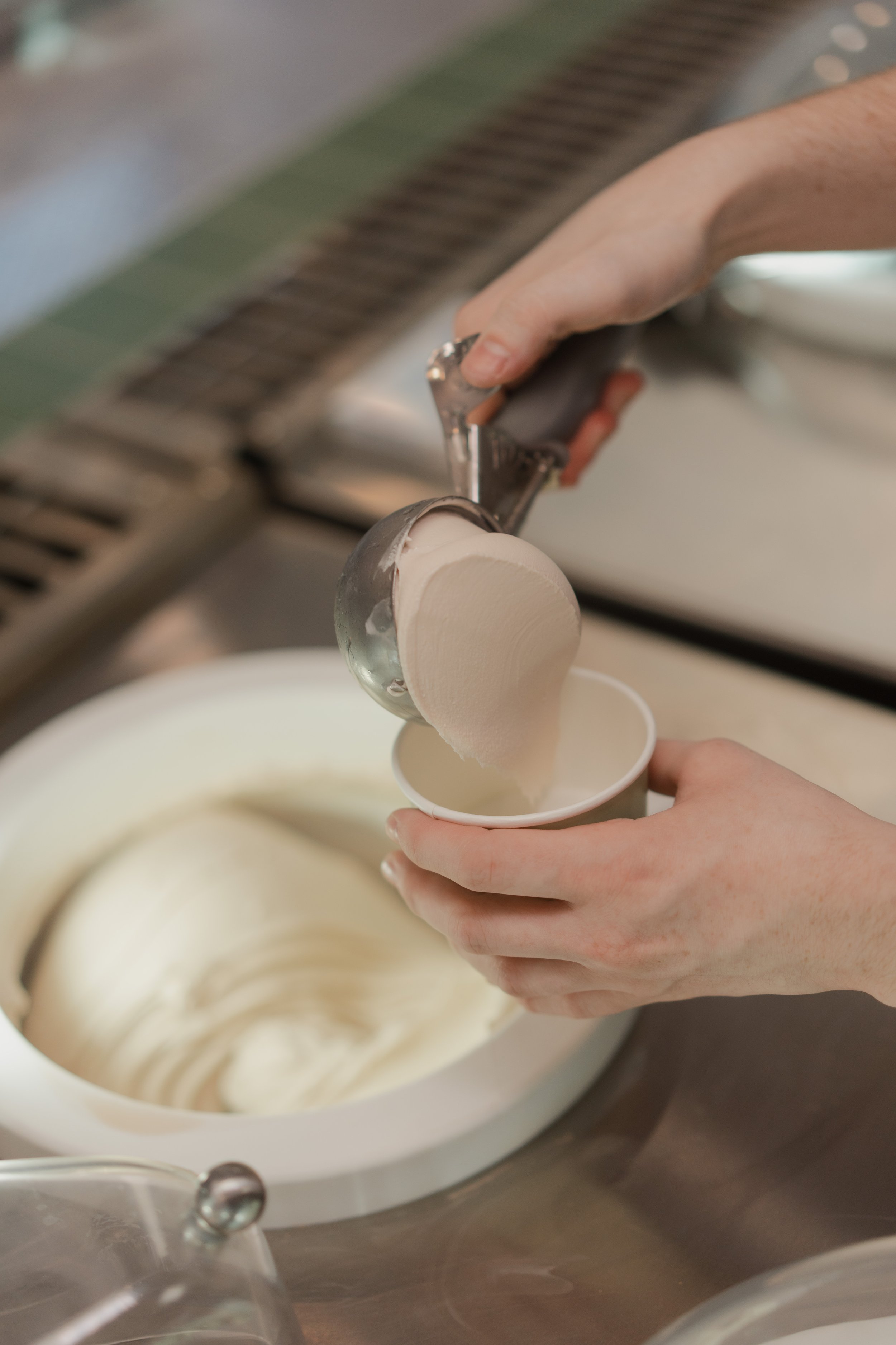 Scooping Ice Cream
