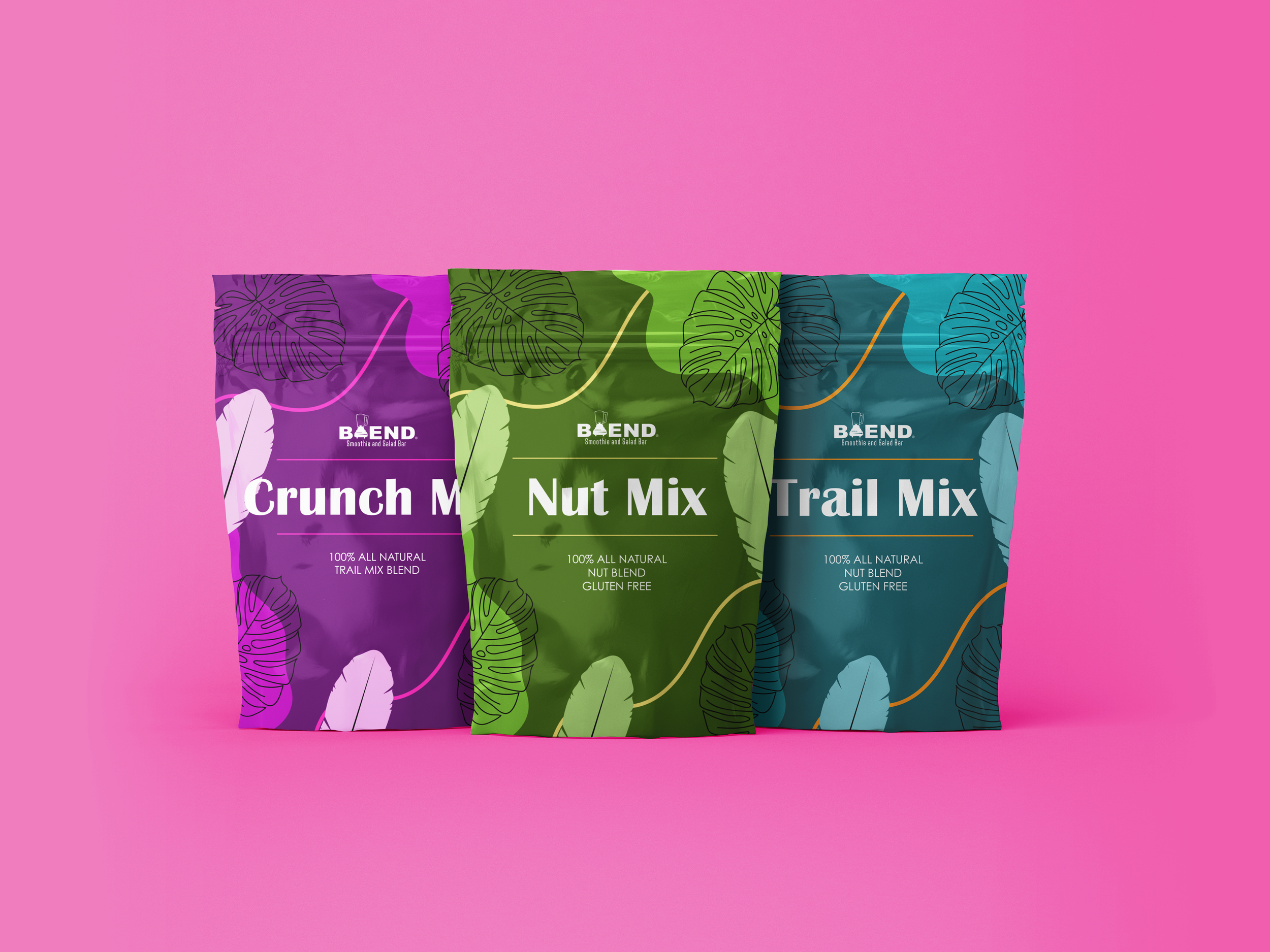 Blend Smoothie & Salad Bar Branding and Marketing