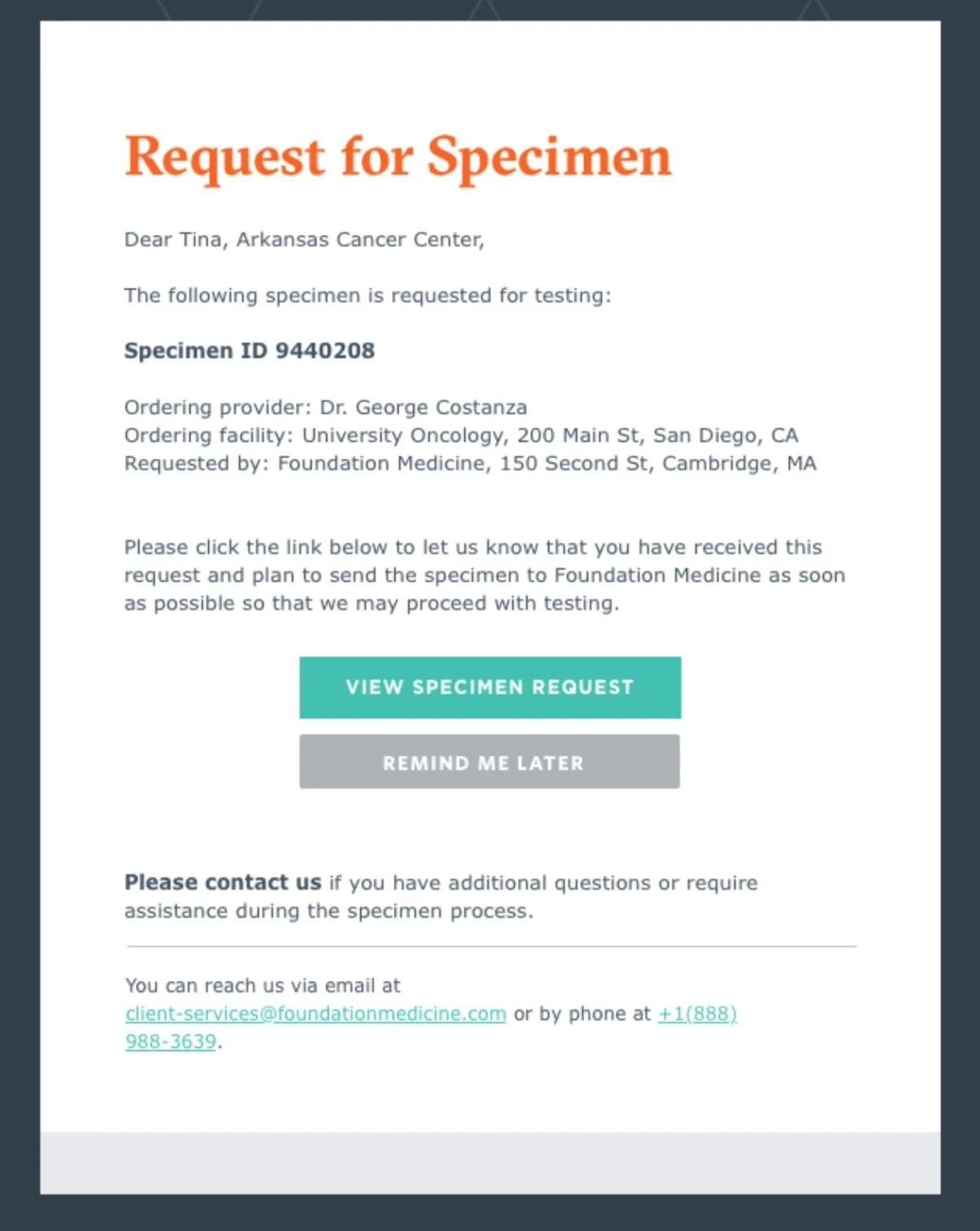 Email Notification