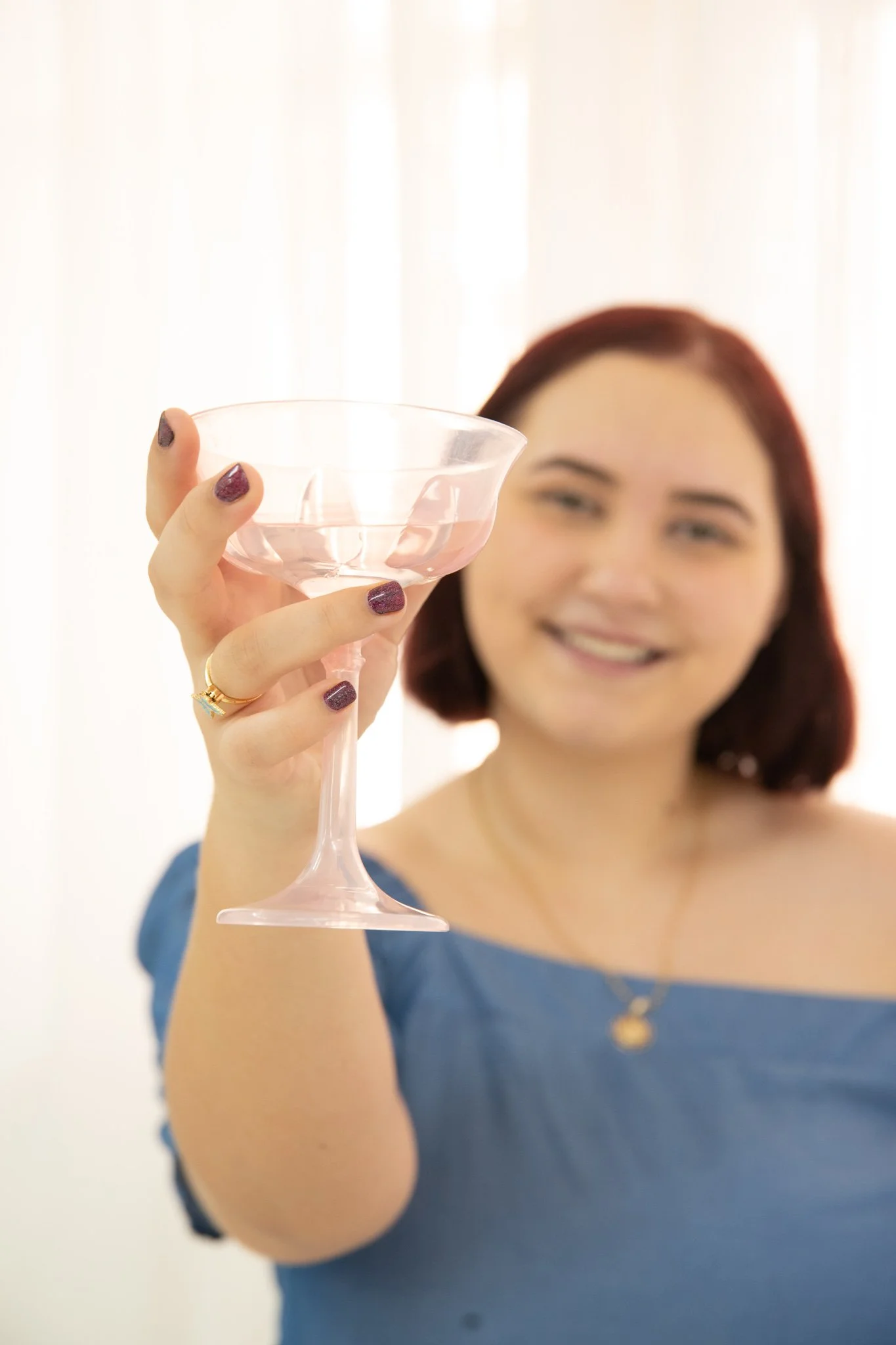 Alyssa, founder of Hidden Magic Creative, behind the scenes on a content shoot