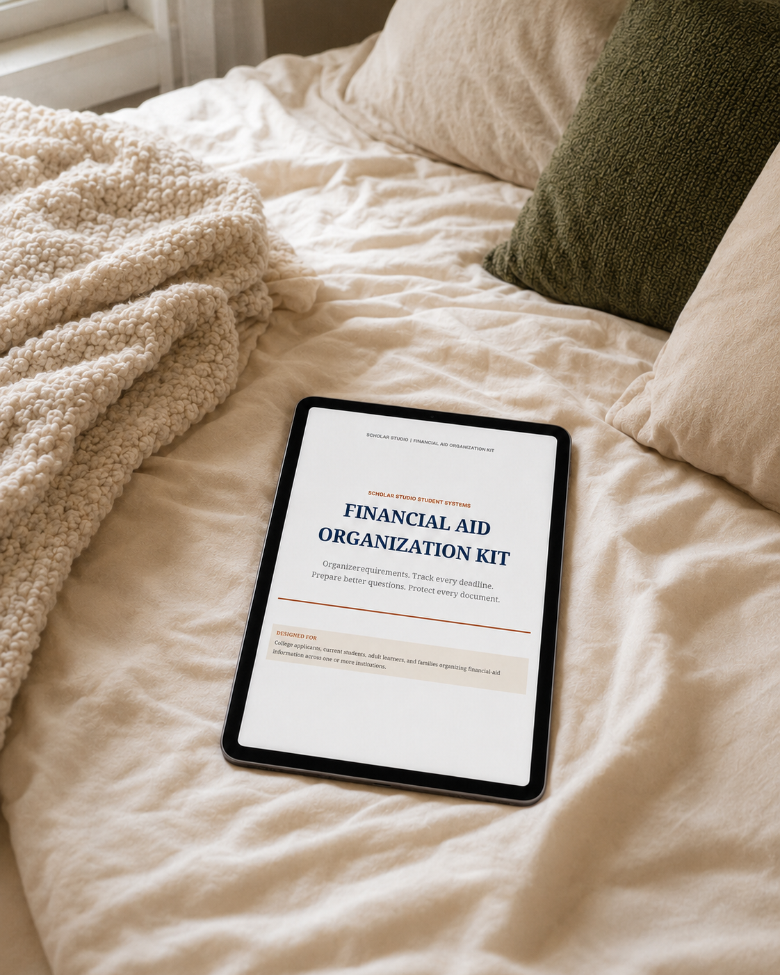 Financial Aid Organization Kit