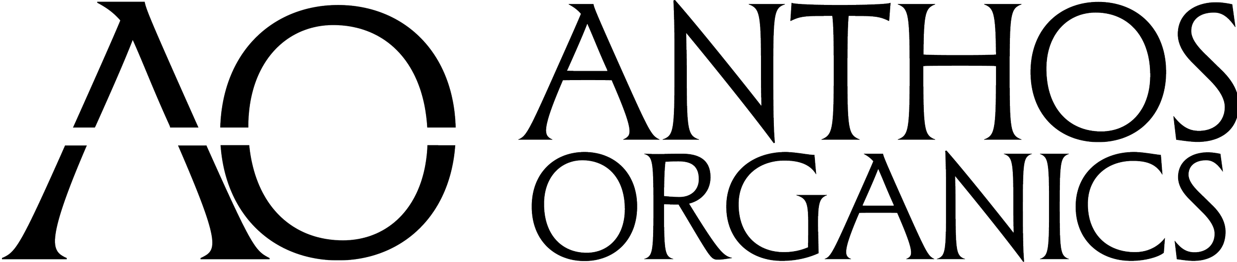 Logo of AO Organic Antioxidants with the text 'AO ORGANICS' and a circular symbol.