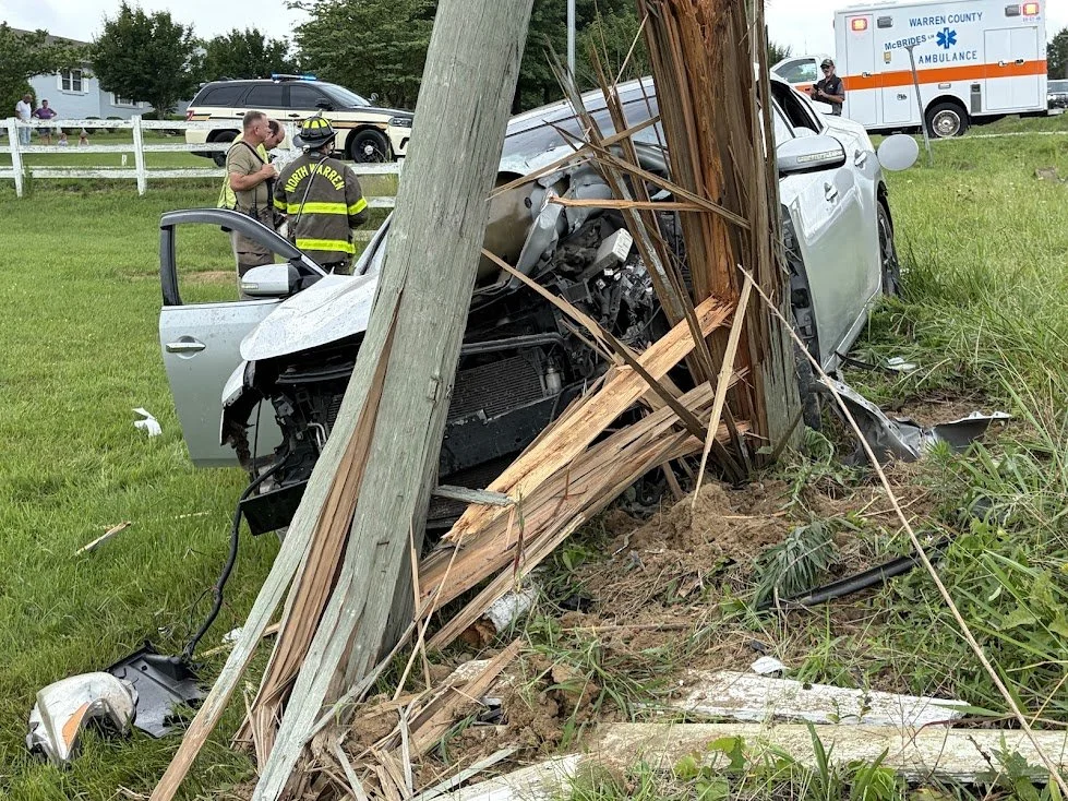 Noon wreck injures two