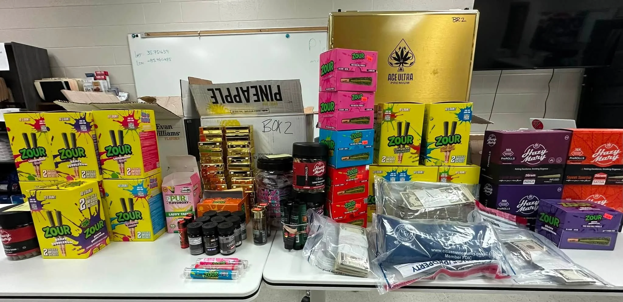 Spencer liquor store raid info