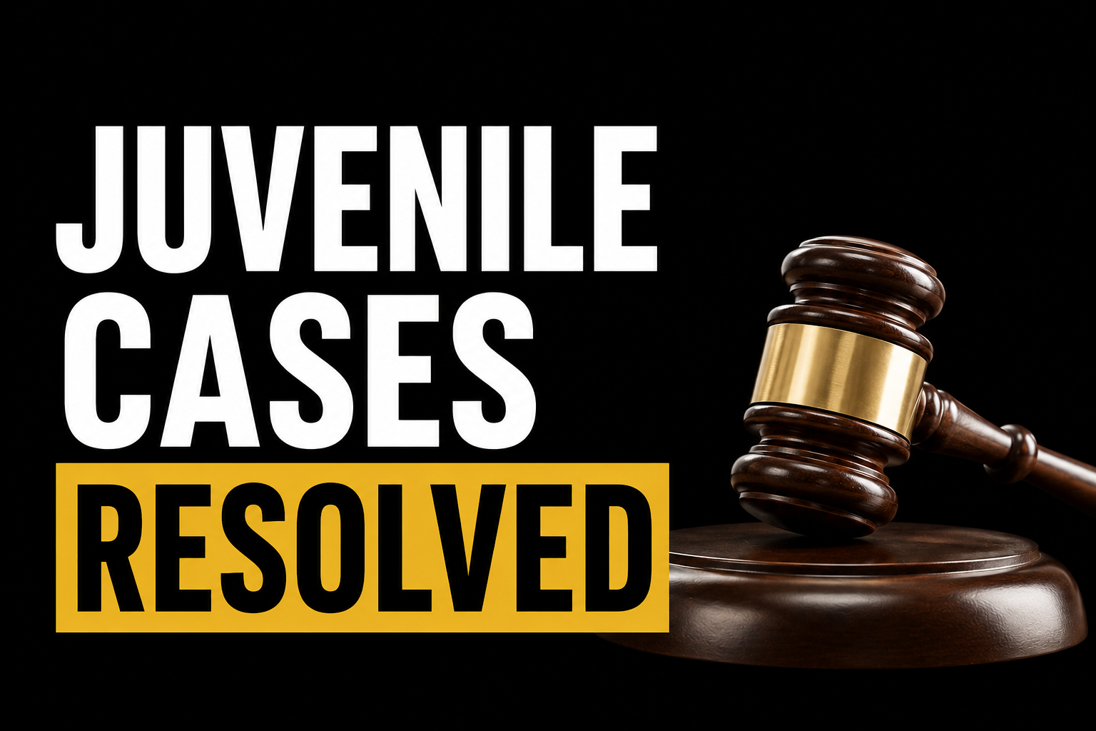 Juvenile cases resolved