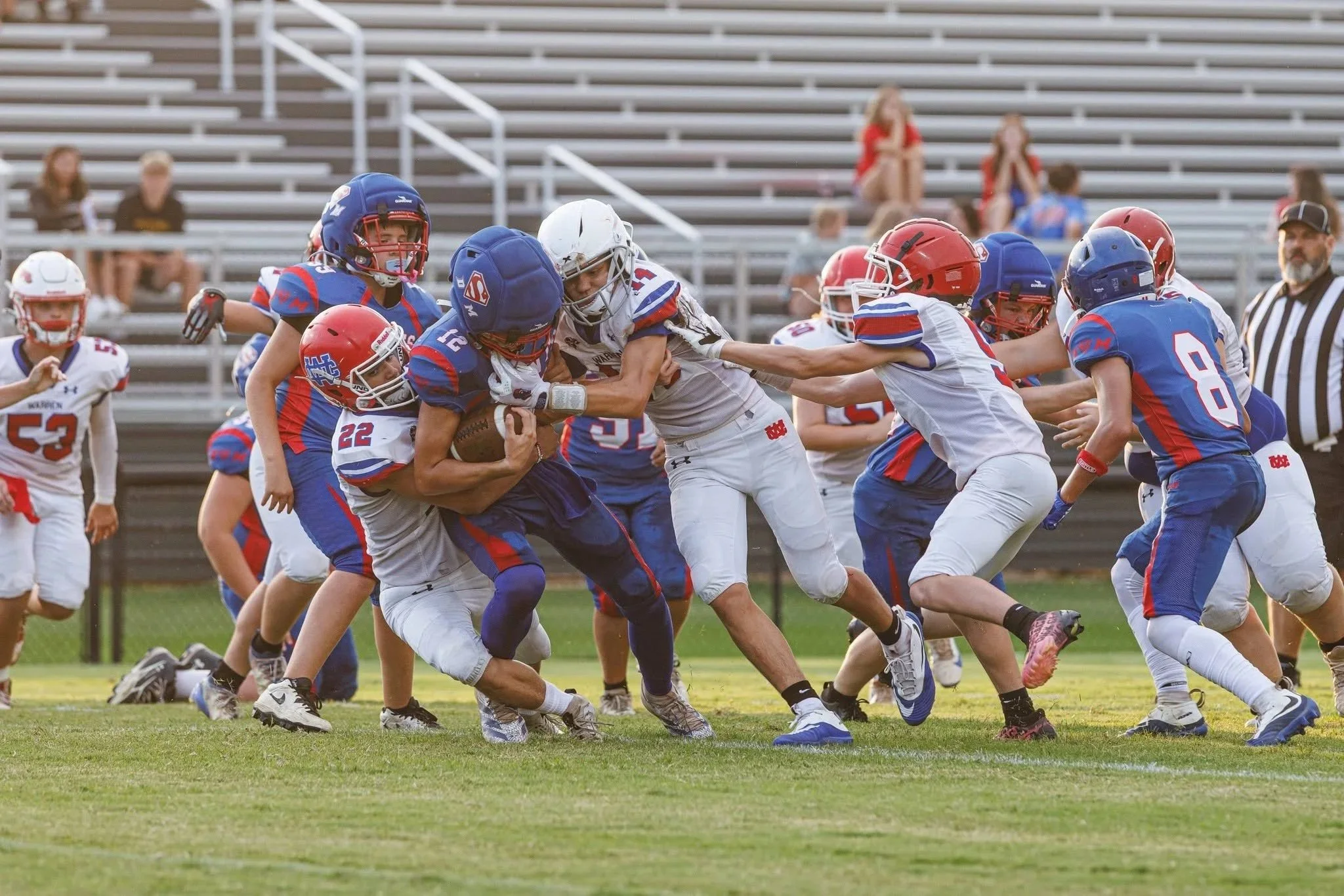WCMS stomps Saints in season opener