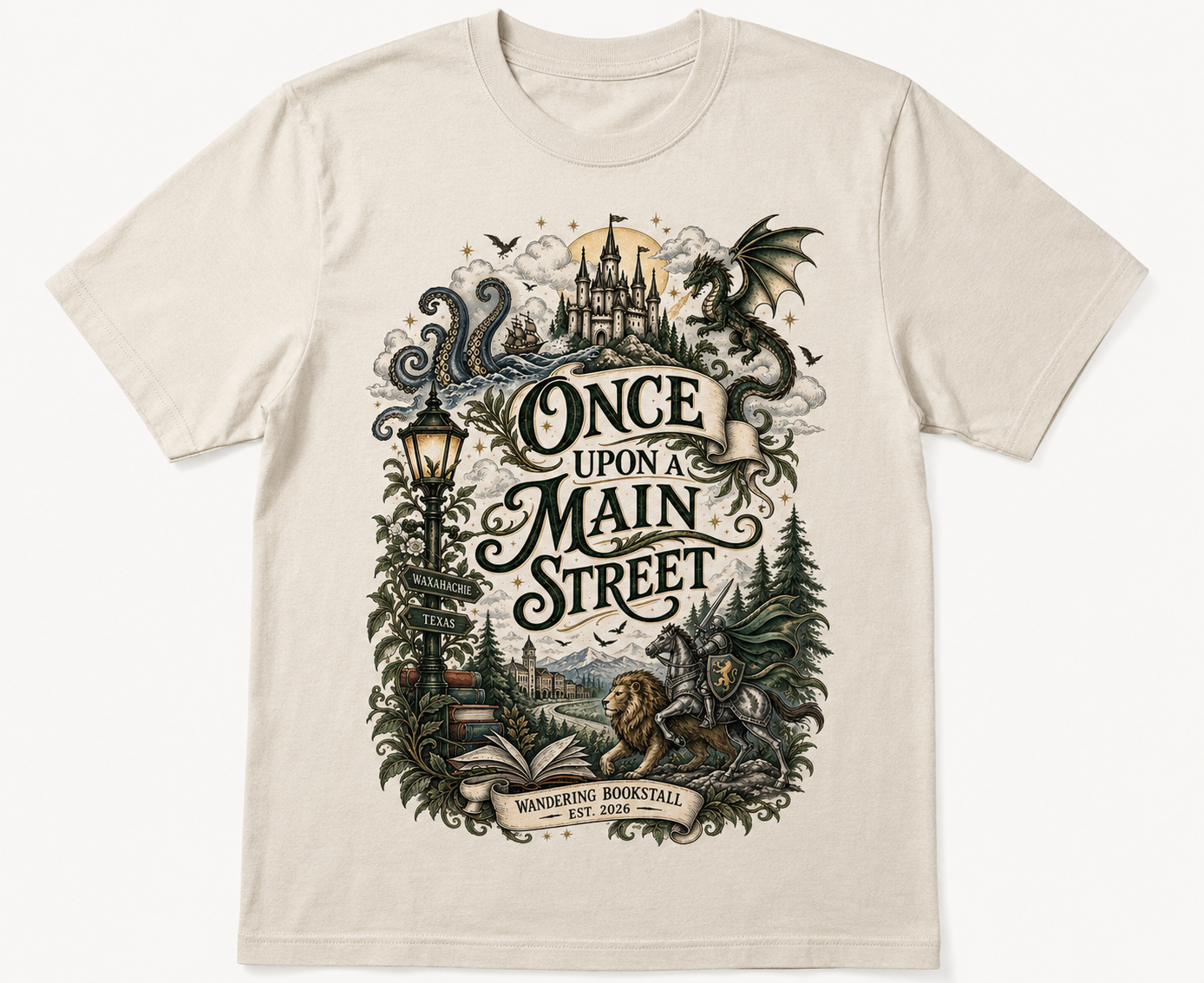 Once Upon A Main Street Adult & Kids Tee