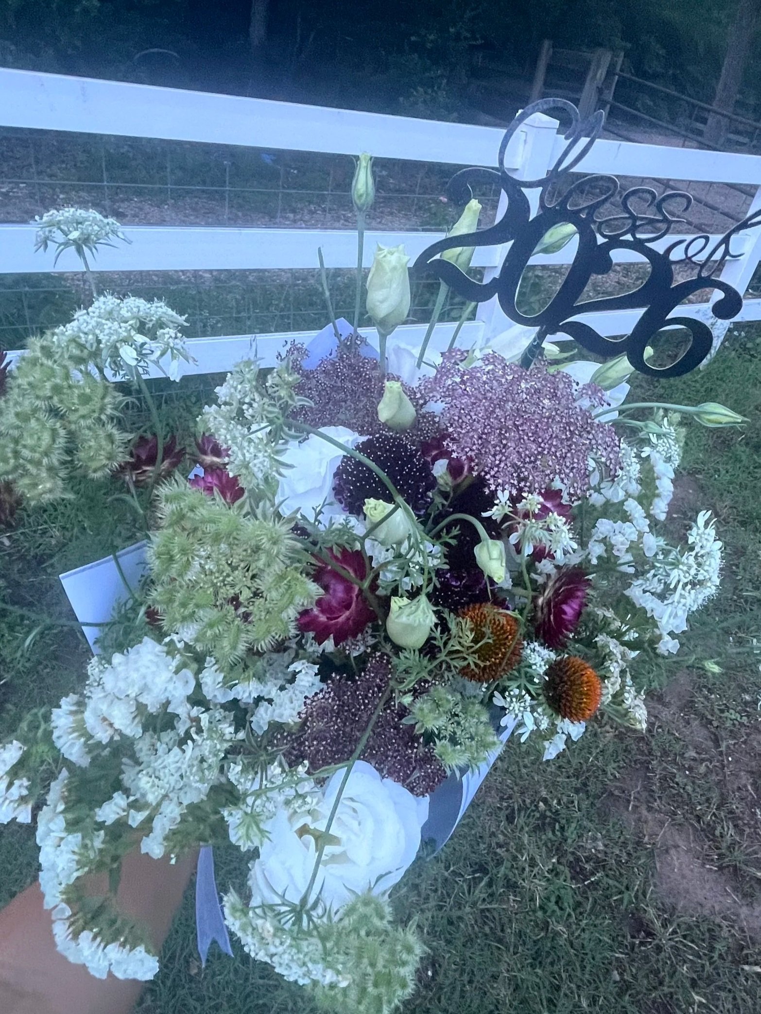 Wrapped bouquet