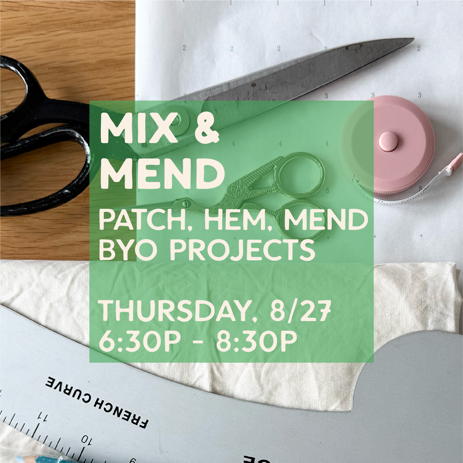 Join a sewing community in Jersey City and learn hemming and mending techniques