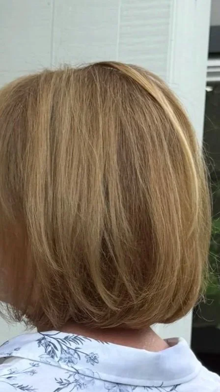 magic-sleek-treatment.jpg Final hair transformation after Magic Sleek Smoothing Treatment, personalized hair color, and professional blow dry style, creating healthier, shinier, more manageable hair.