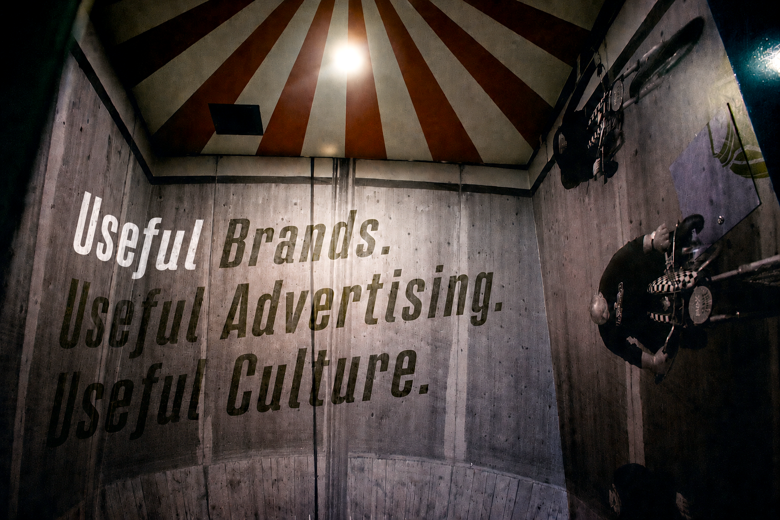 Homepage hero image for The Village of Useful, an independent Australian strategic brand and creative agency specialising in branding, advertising and organisational culture.