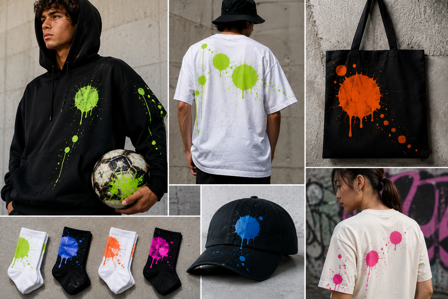 A-League promotional merchandise including apparel, accessories and branded football lifestyle products.