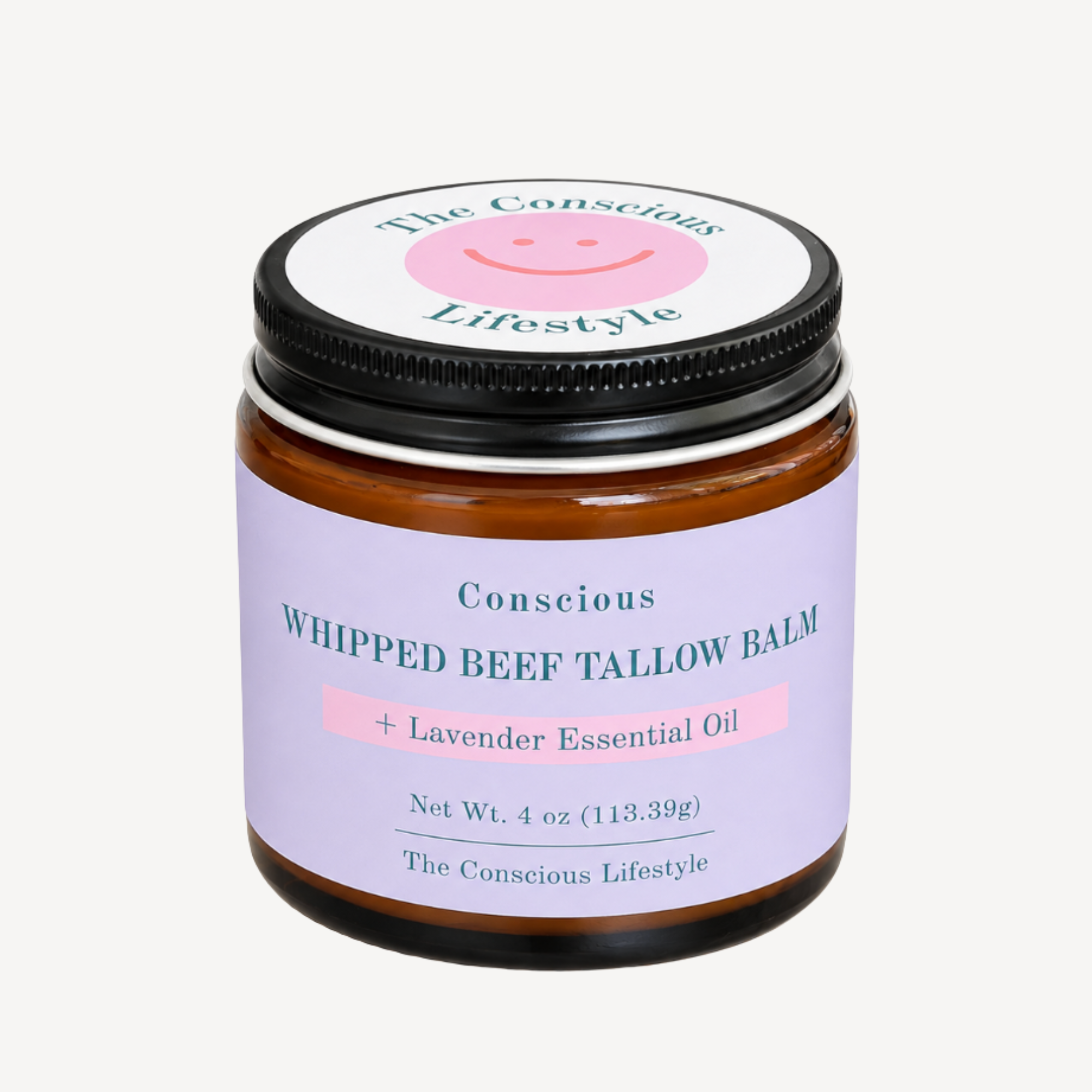 Conscious Whipped Beef Tallow Balm Infused with Lavender