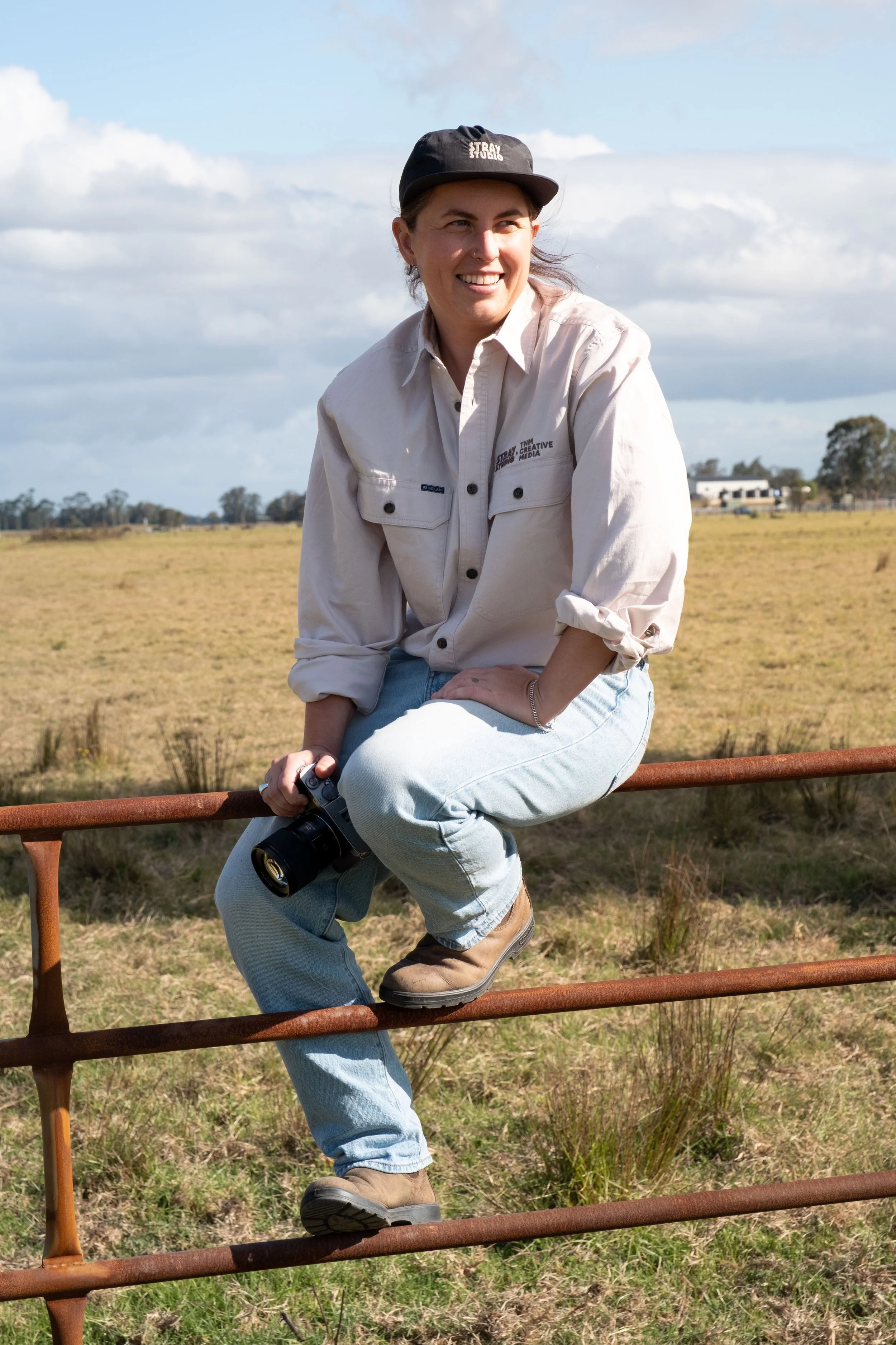 Nic Maloney, photographer and storyteller behind Stray Studio, documenting people, place and process across regional Australia.