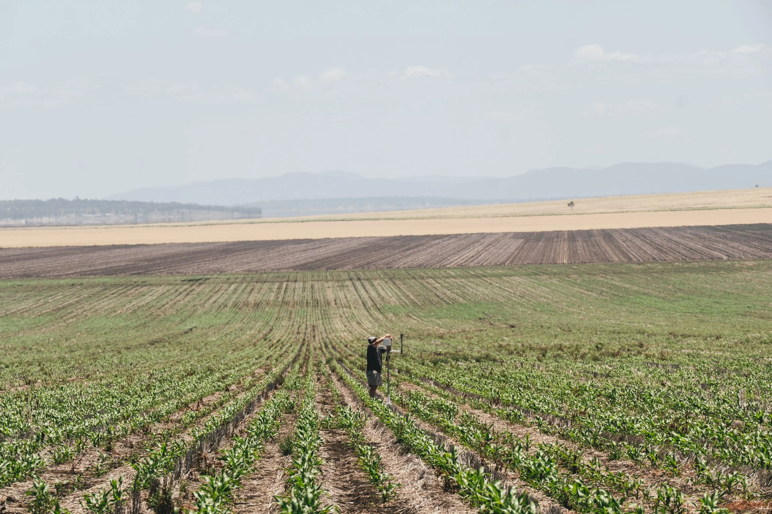 Precision agriculture and field monitoring across a broadacre cropping enterprise.