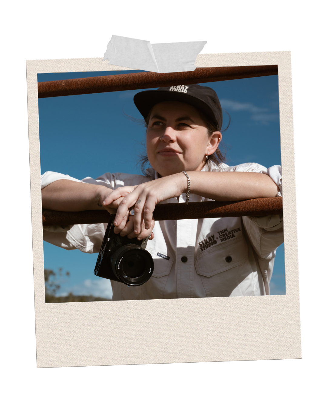 Photographer Nic Maloney on location, part of the journey that eventually led to starting Stray Studio.