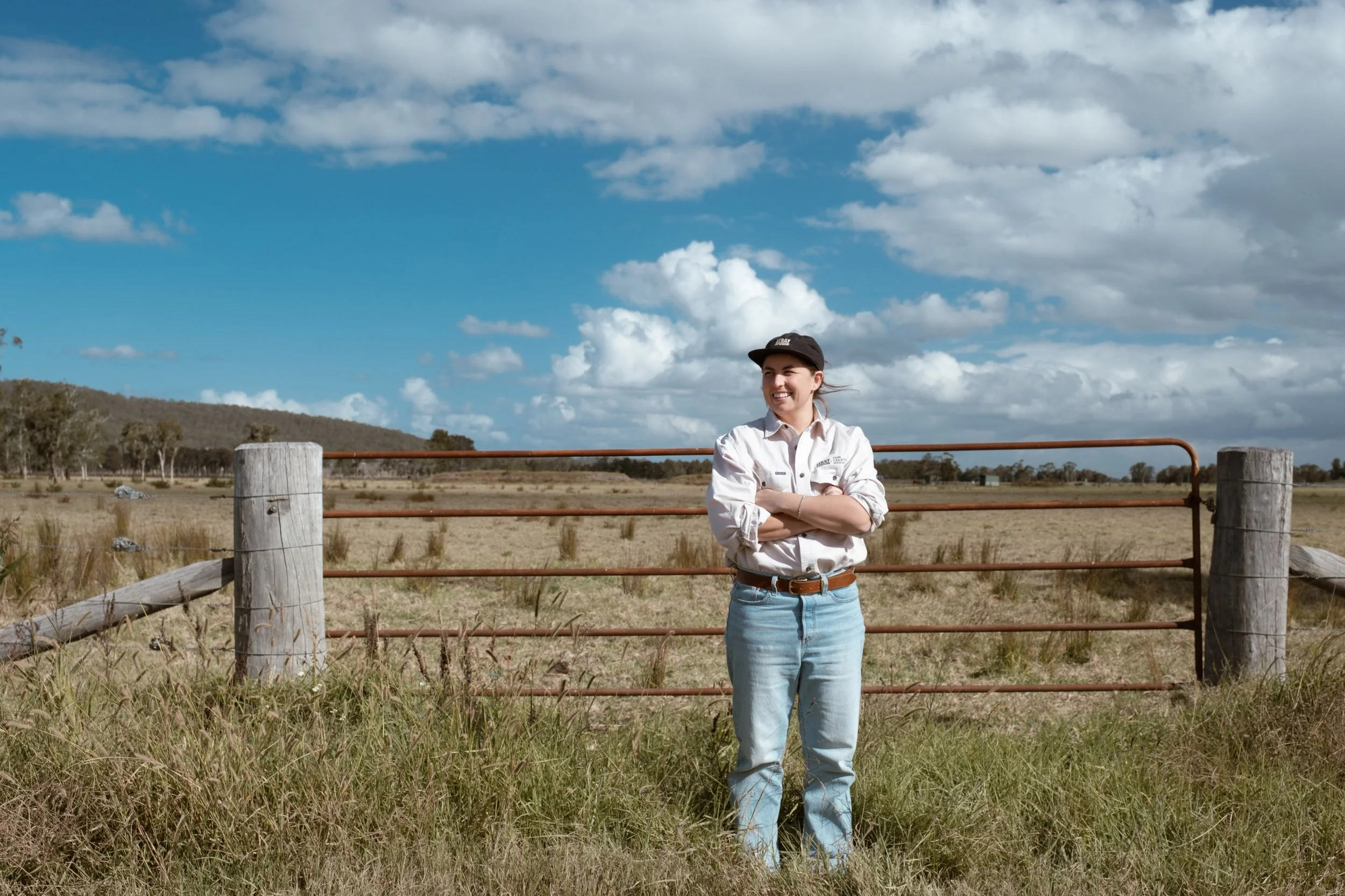 Stray Studio founder and photographer Nic Maloney on location in rural Australia.