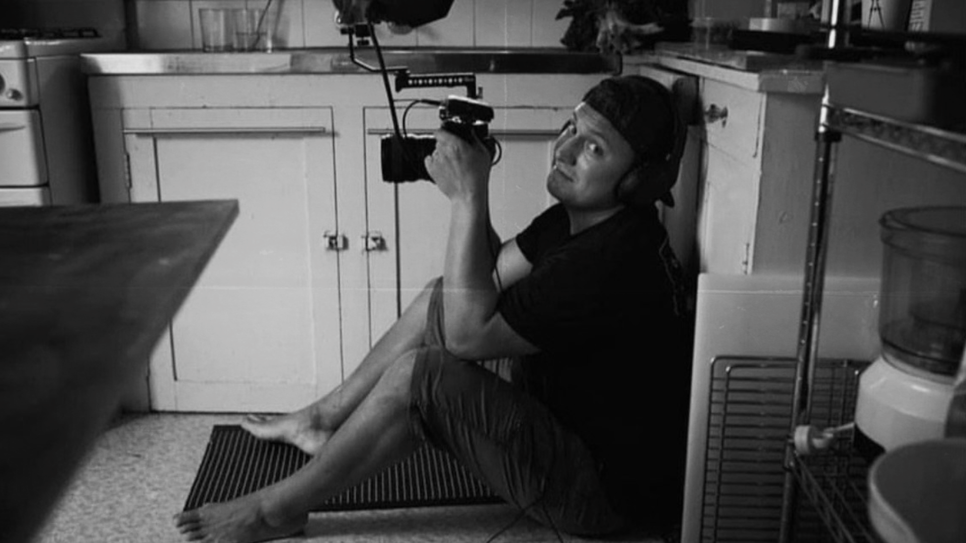 TNM Creative Media founder Jamie Henshall filming on location for an agriculture project.