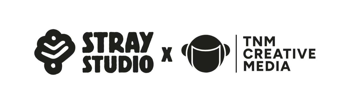 Stray Studio and TNM Creative Media marketing partnership logo for agriculture & farmers.