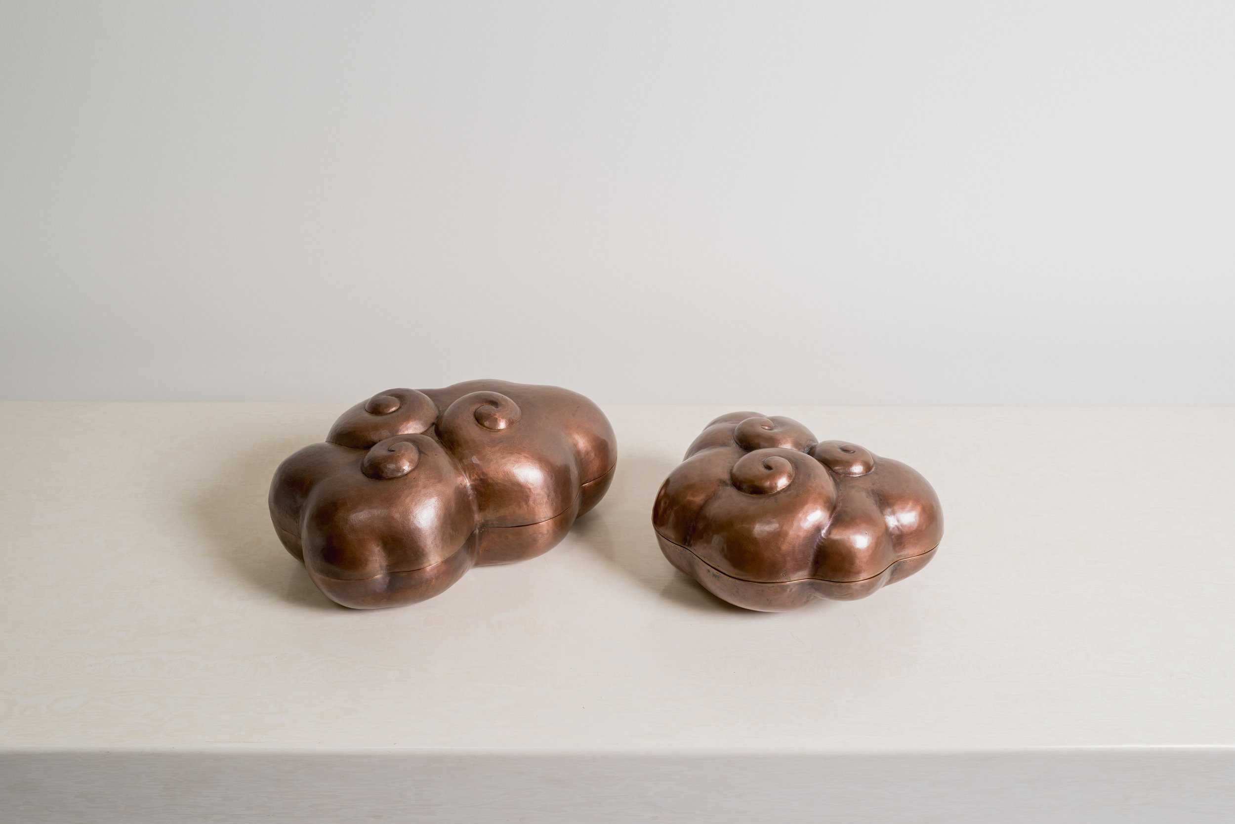 Cloud Design Box (Set of 2) | Antique Copper